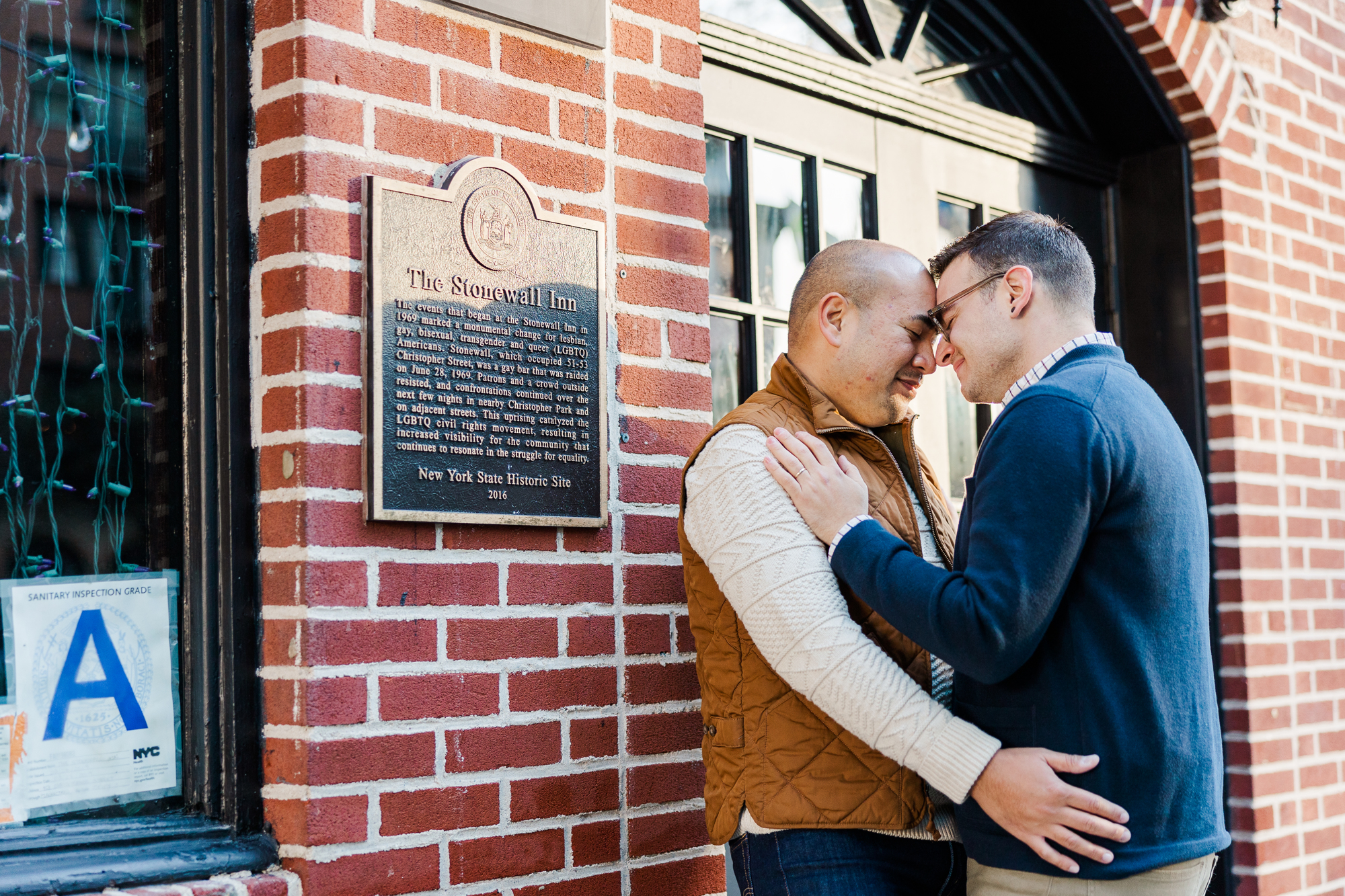 Timeless West Village Engagement Photography with Stonewall