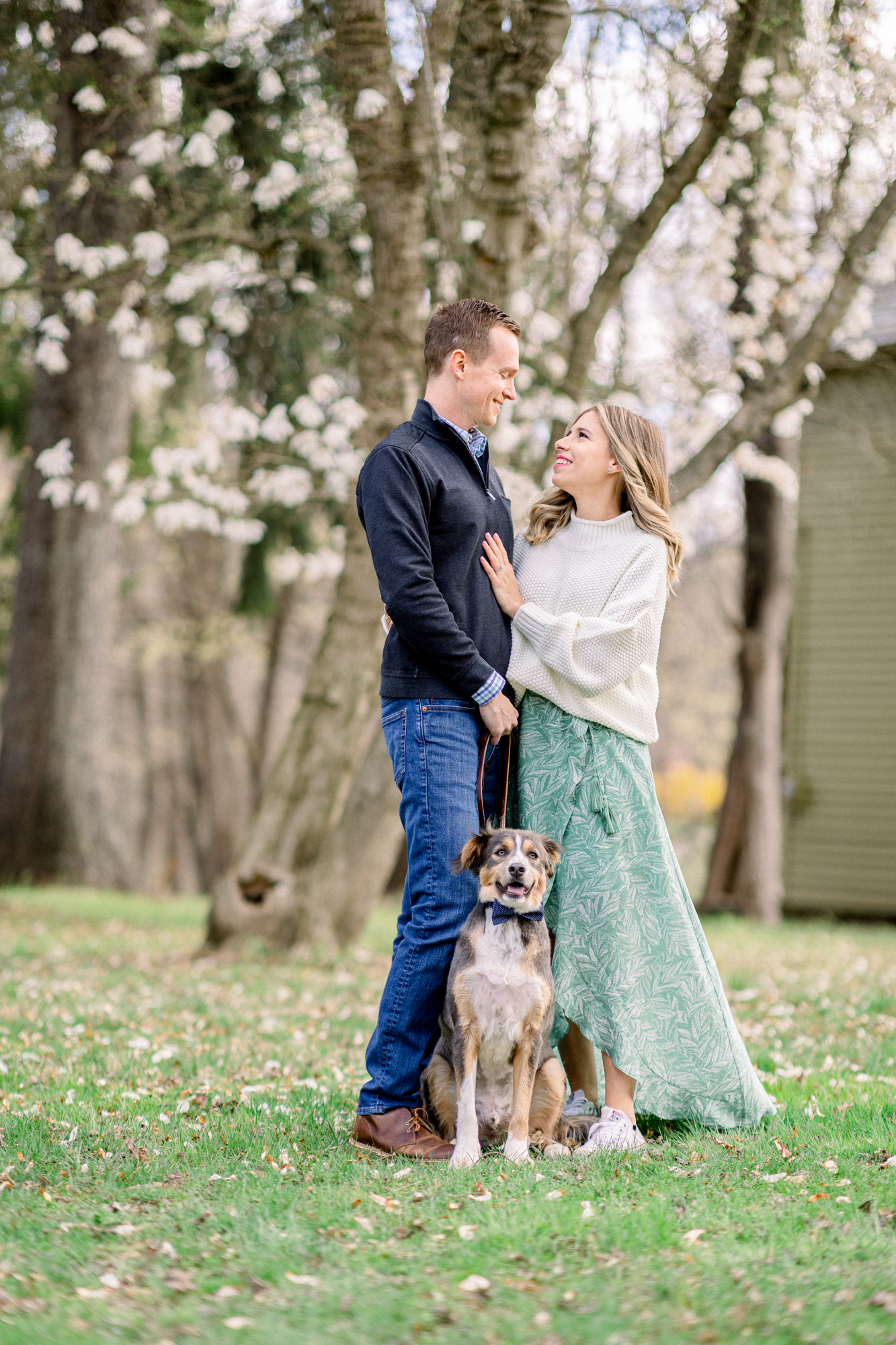 Magical Waterloo Village Engagement Photos in Springy New Jersey