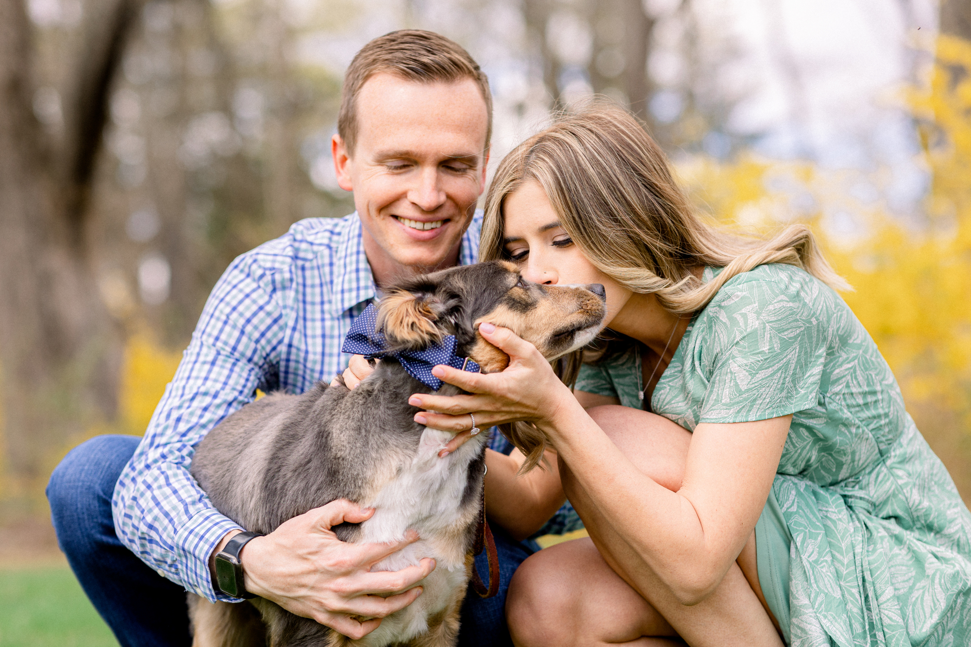 Adorable Waterloo Village Engagement Photos in Springy New Jersey