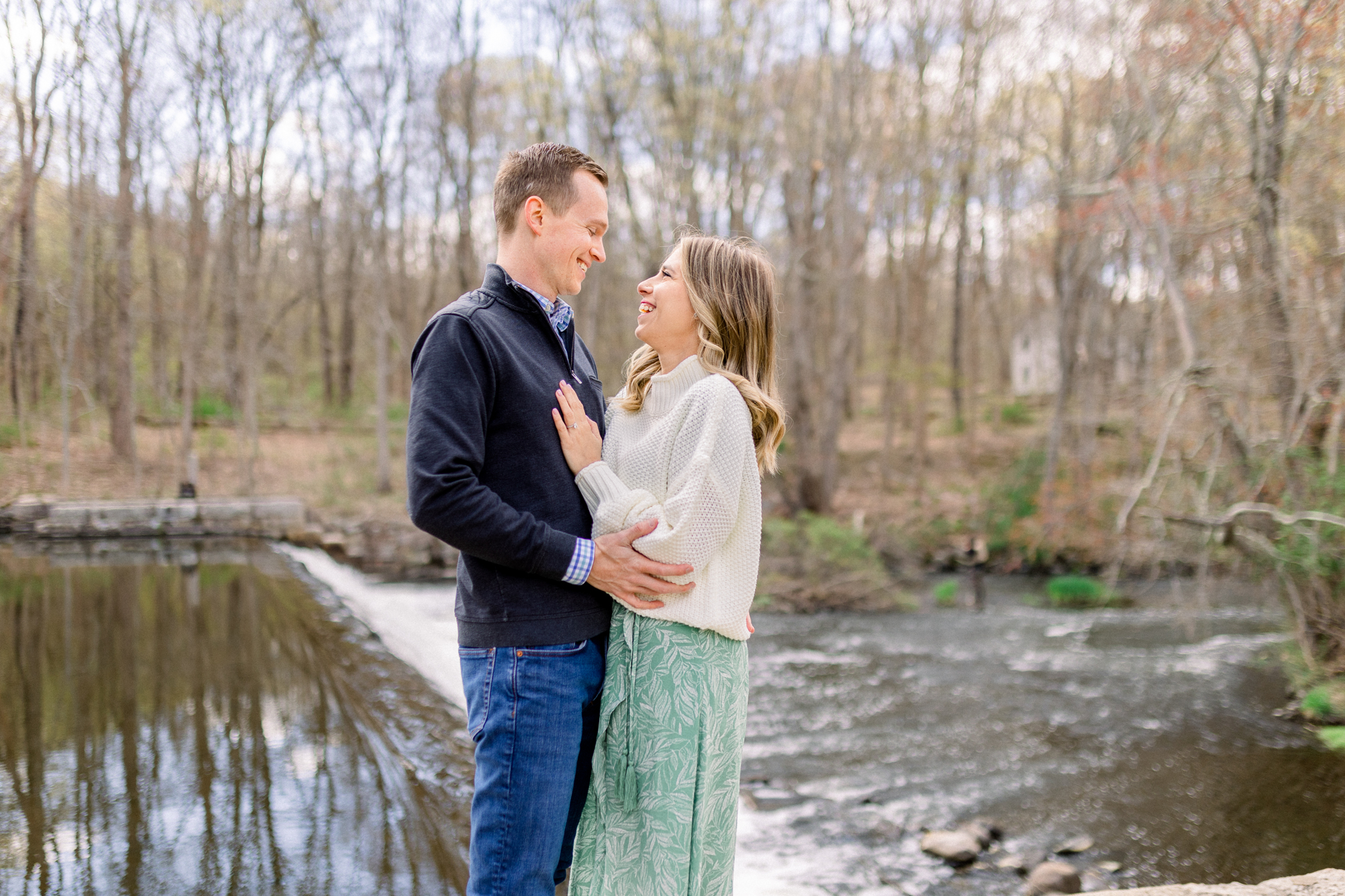 Picturesque Waterloo Village Engagement Photos in Springy New Jersey