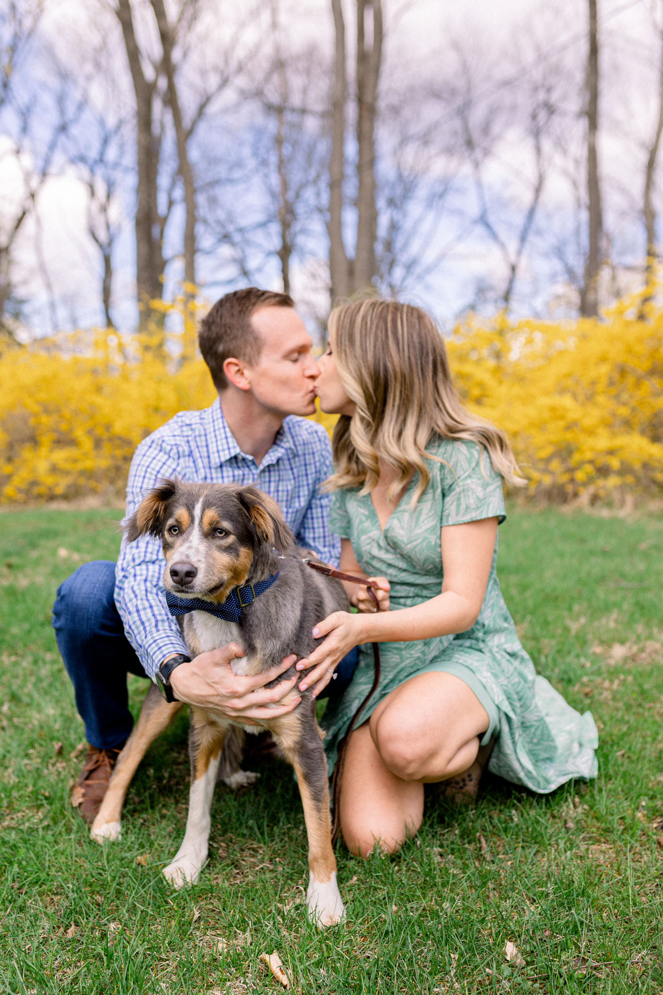 Sweet Waterloo Village Engagement Photos in Springy New Jersey