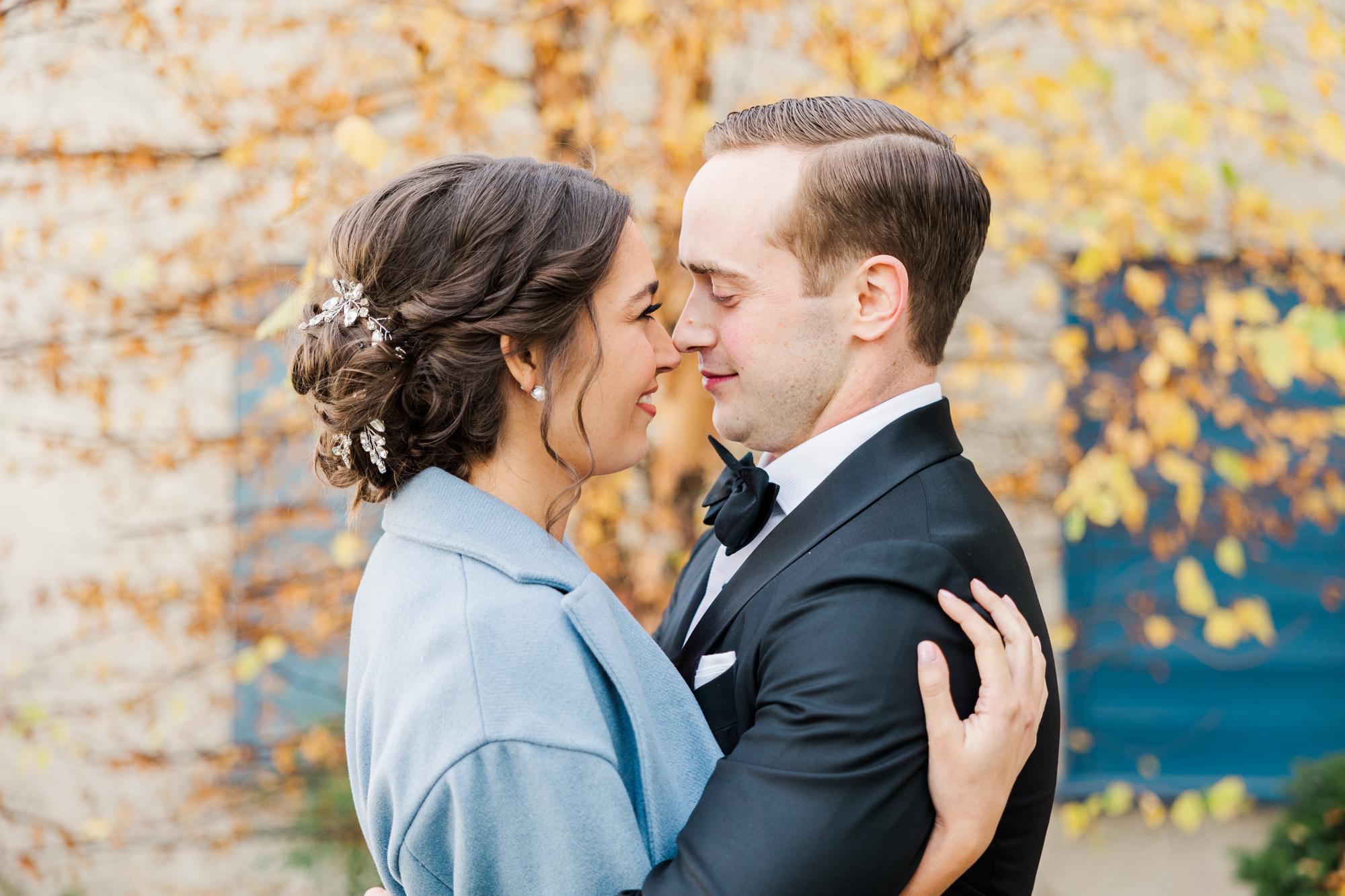 Fall Oceanside Mystic Wedding Photography at Branford House 