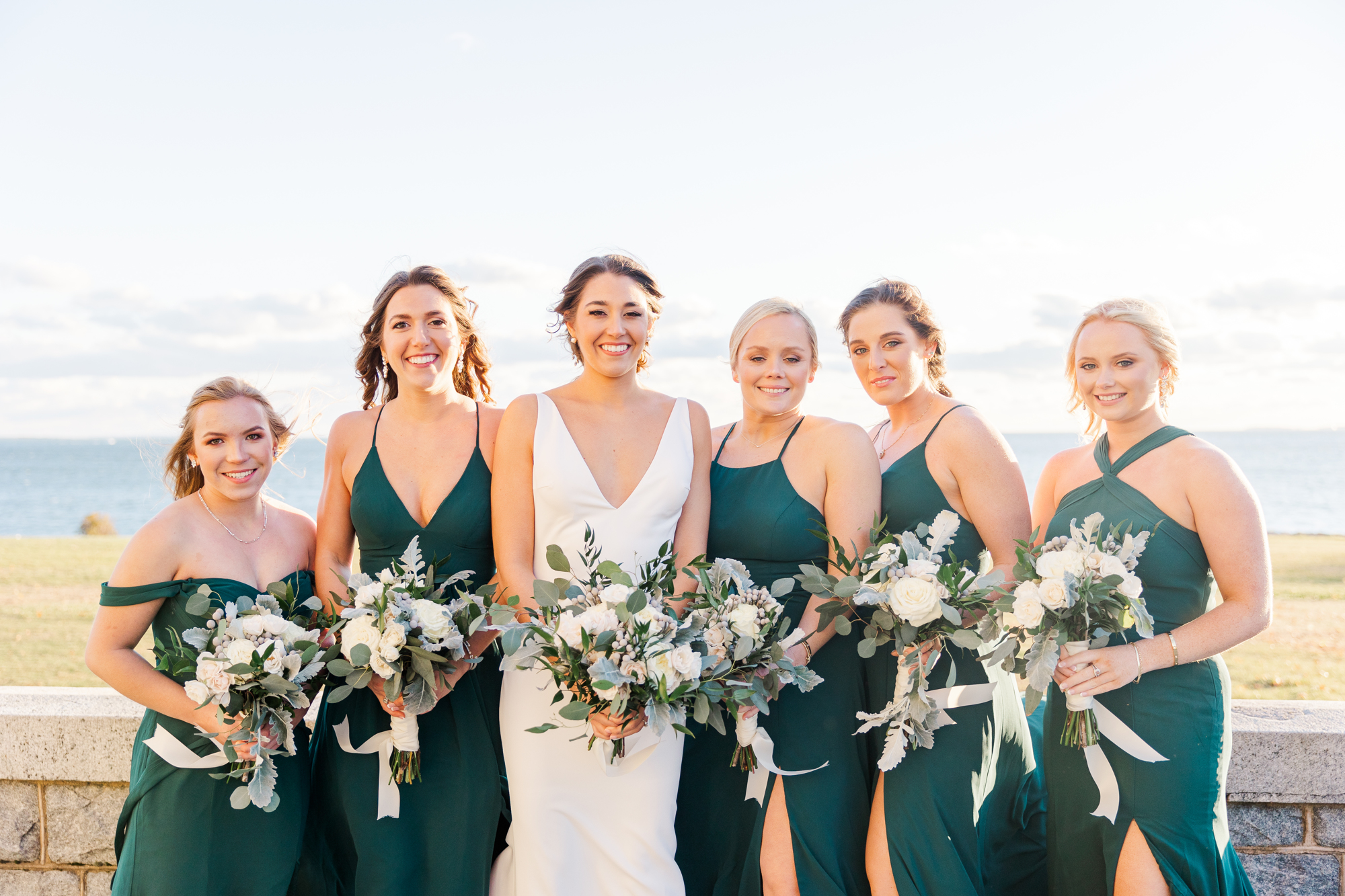 Beautiful Oceanside Mystic Wedding Photography at Branford House 
