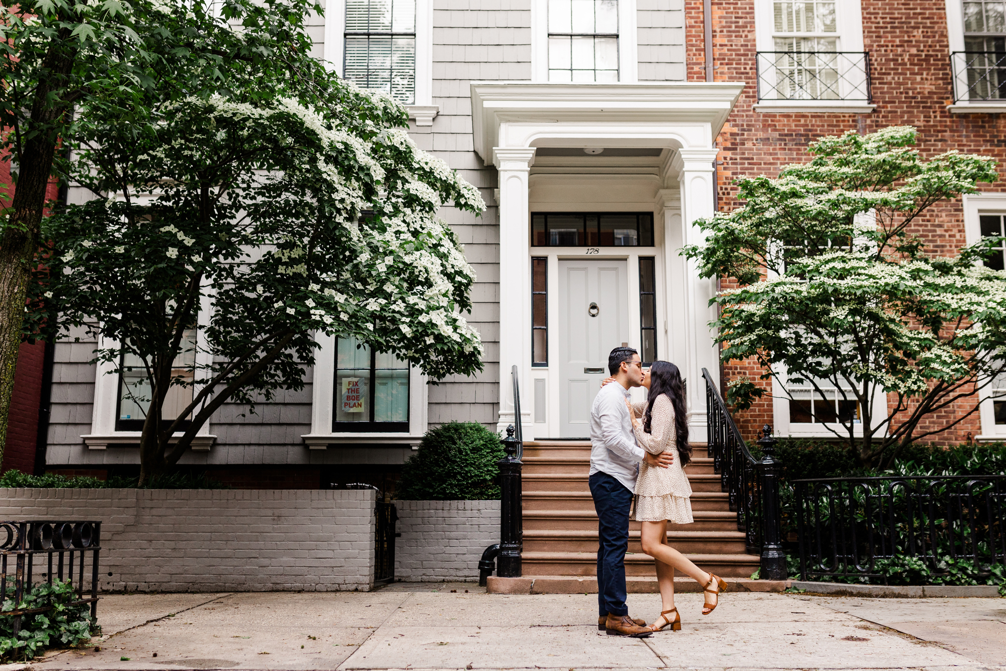 Brilliant Brooklyn Heights Promenade Engagement Photography