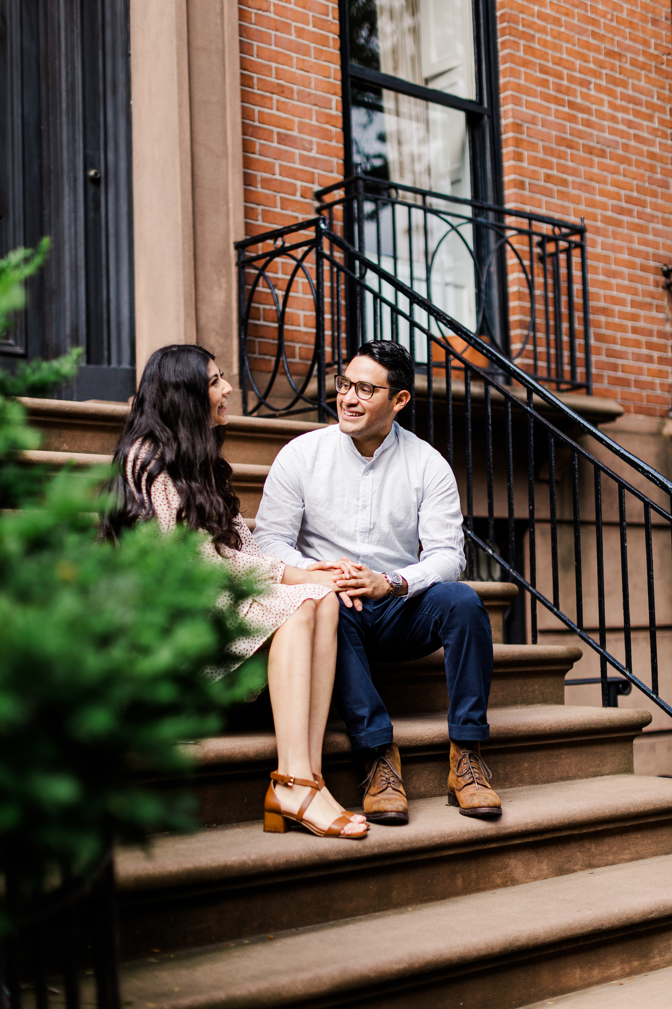 Charming Brooklyn Heights Promenade Engagement Photography