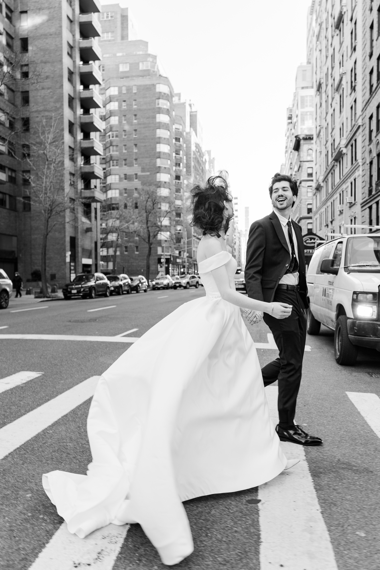Artistic Living Room Elopement Photos in NYC