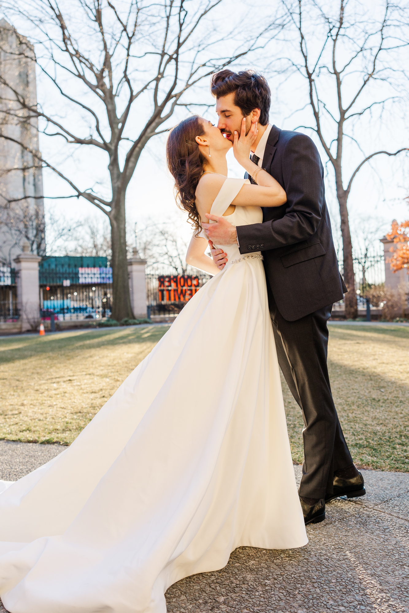 Radiant Living Room Elopement Photos in NYC
