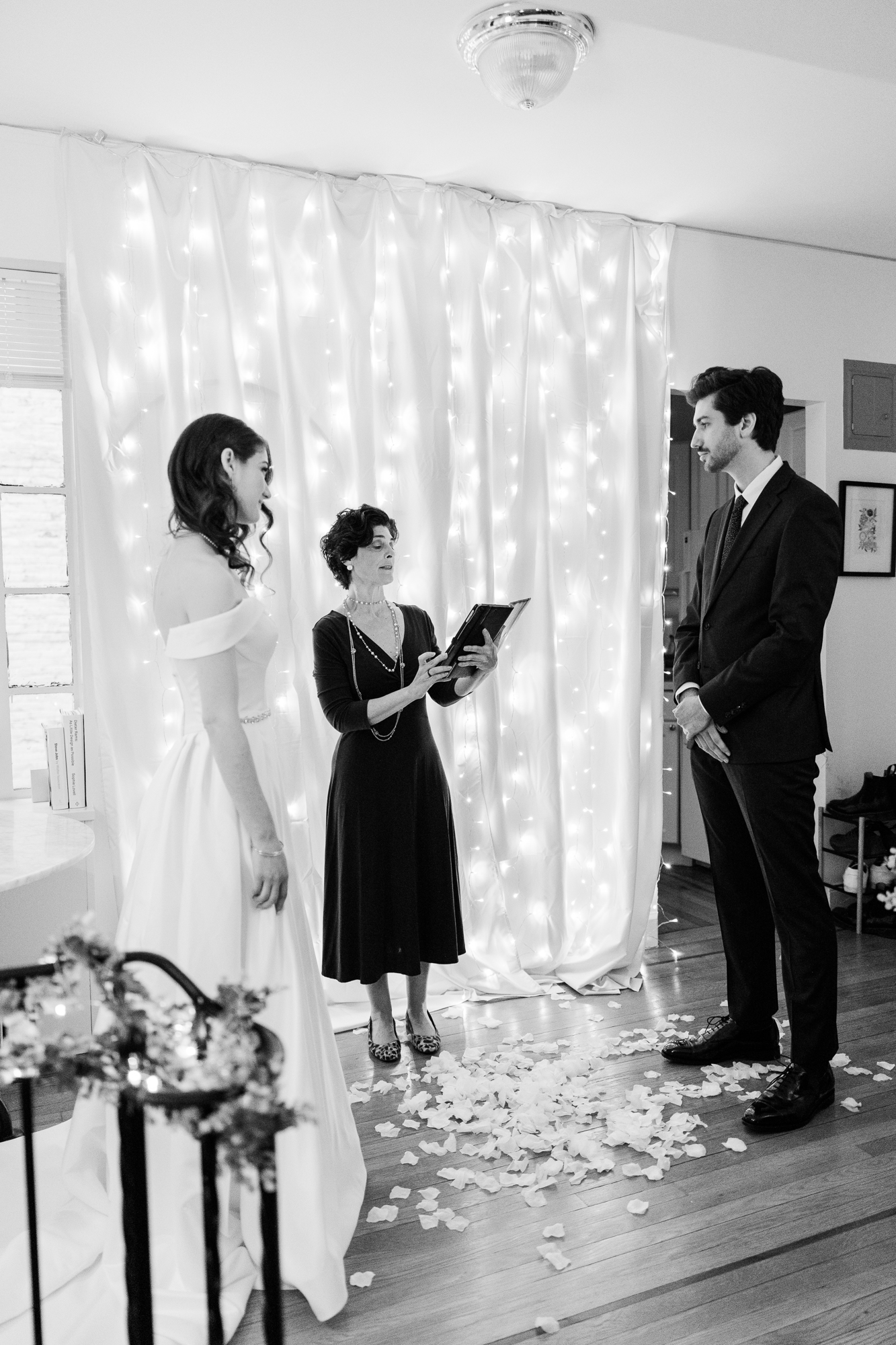 Unforgettable Living Room Elopement Photos in NYC
