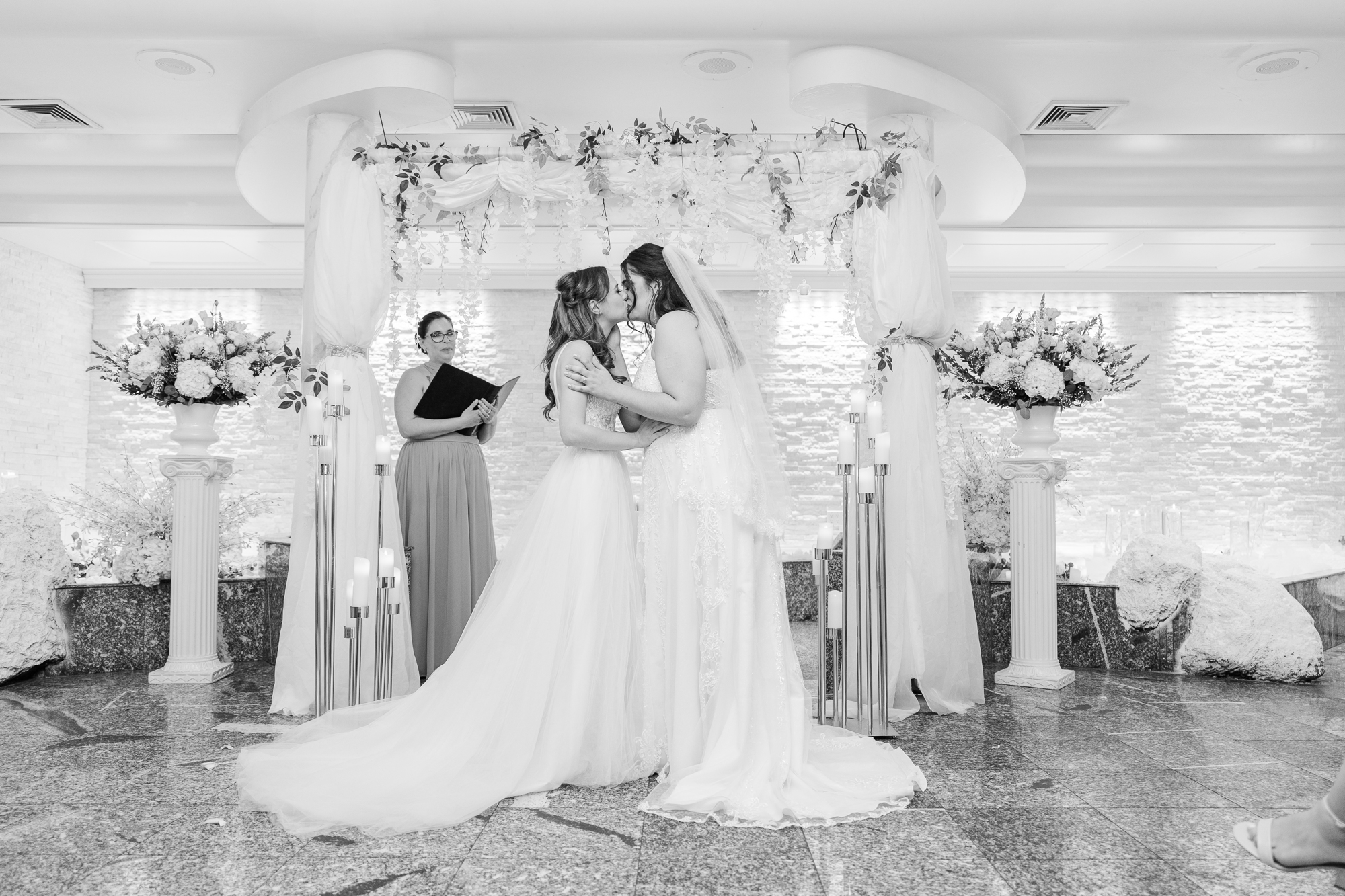 Stunning LGBTQ Floral Terrace Wedding NYC
