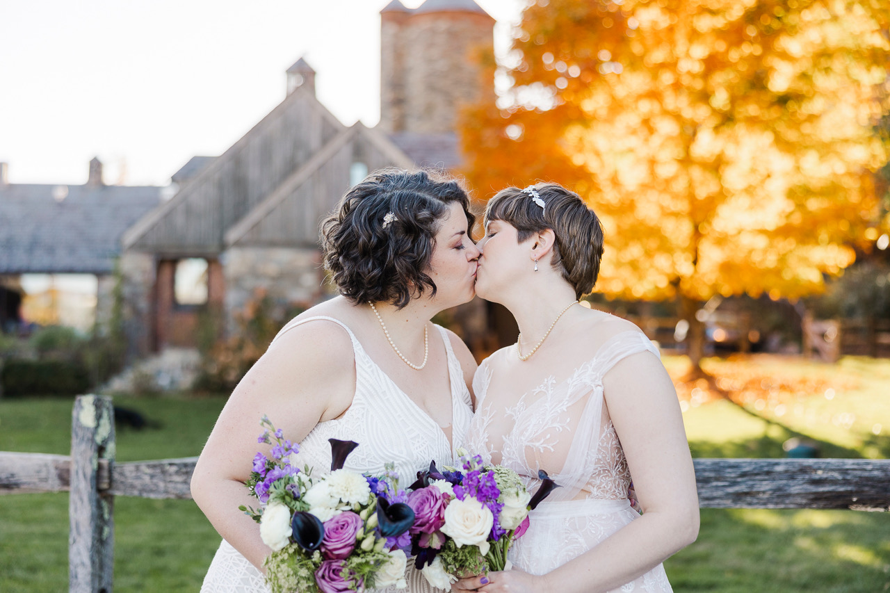 Iconic Wedding at Blue Hill at Stone Barns in Fall