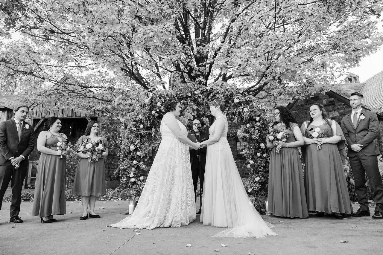 Candid Wedding at Blue Hill at Stone Barns in Fall