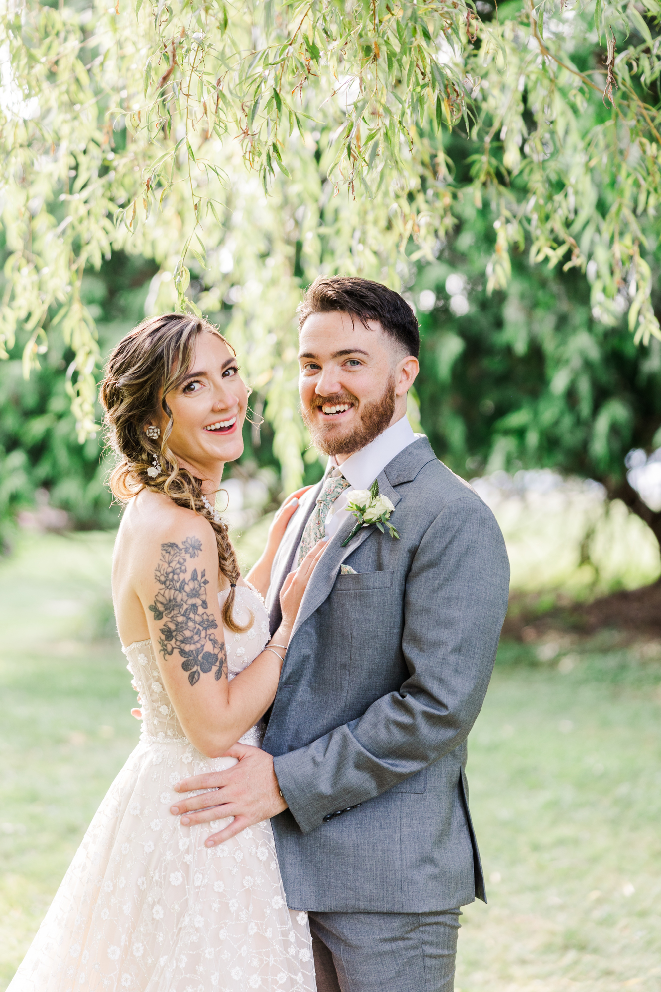 Breathtaking Flowerfield Wedding Portraits on Long Island