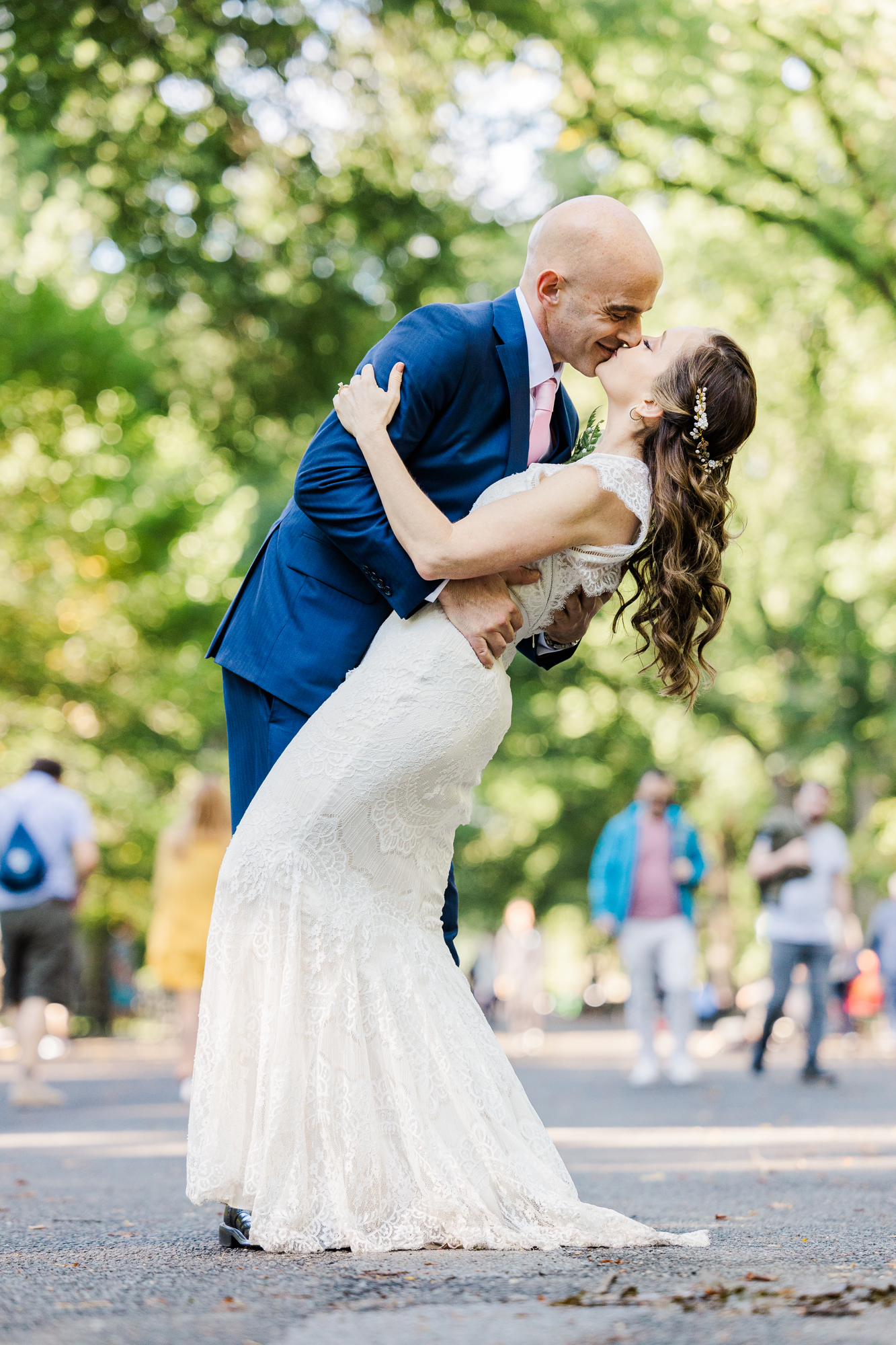 Playful Ladies Pavilion Elopement in NYC