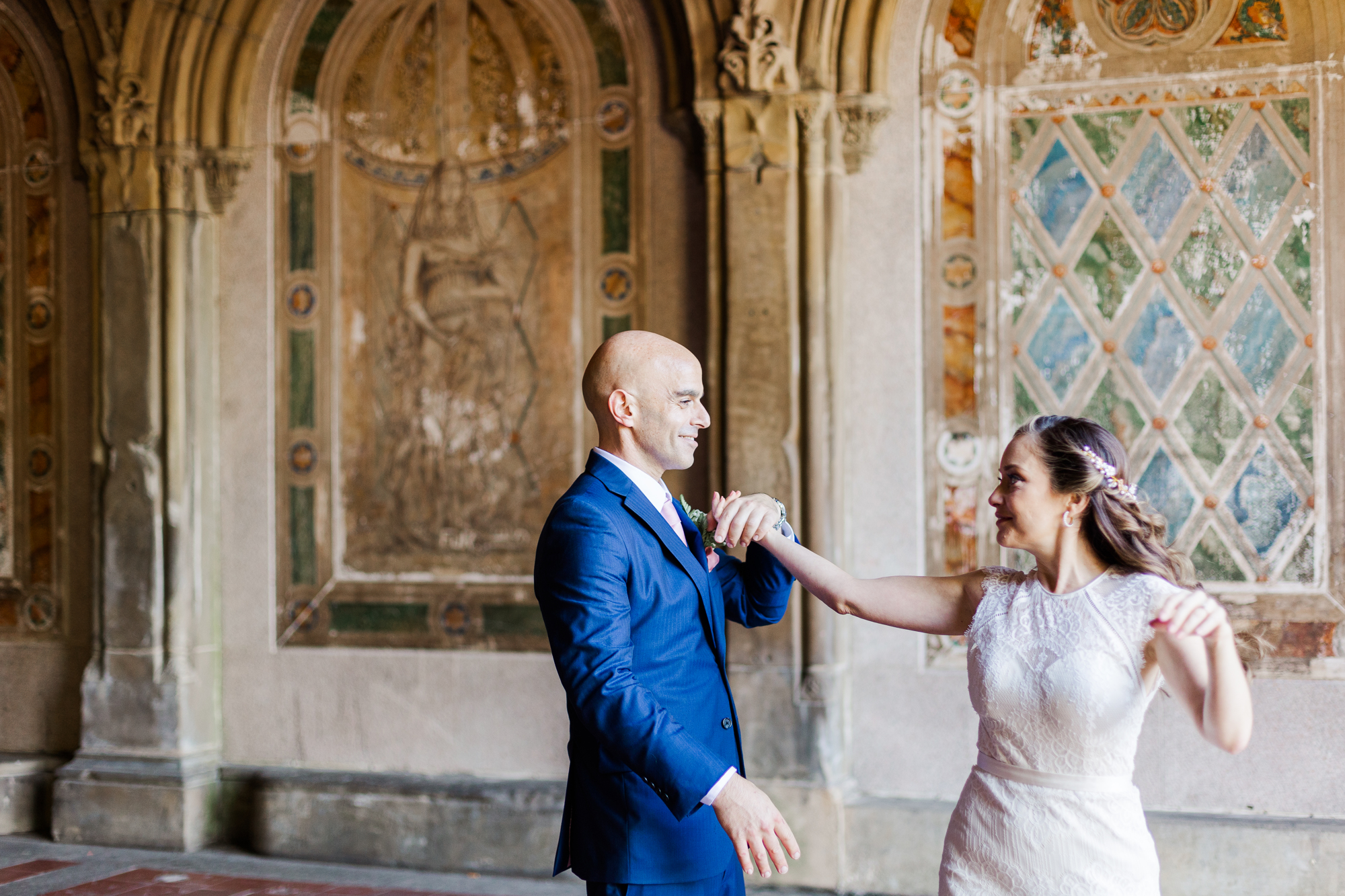Whimsical Ladies Pavilion Elopement in NYC