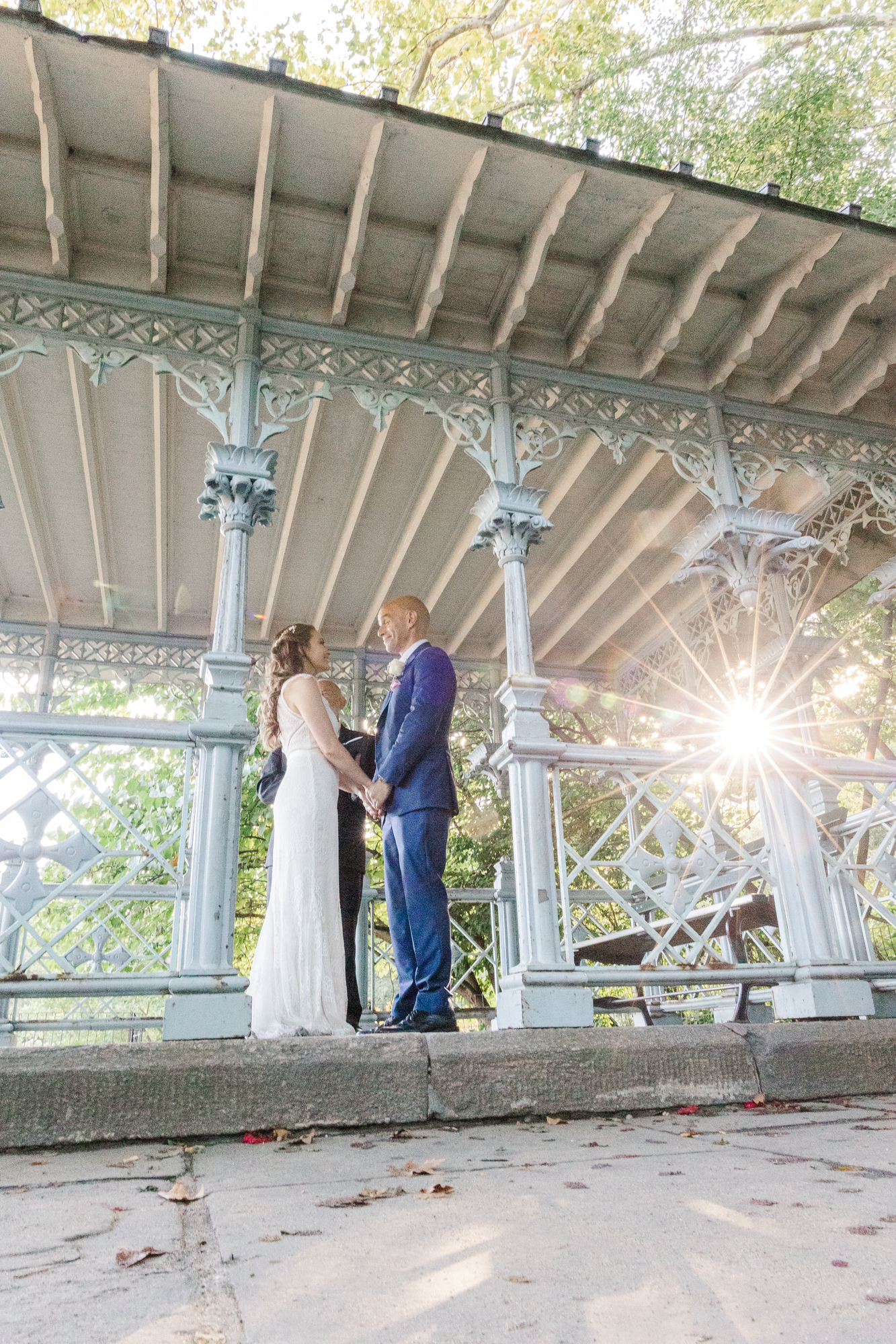 Magical Ladies Pavilion Elopement in NYC