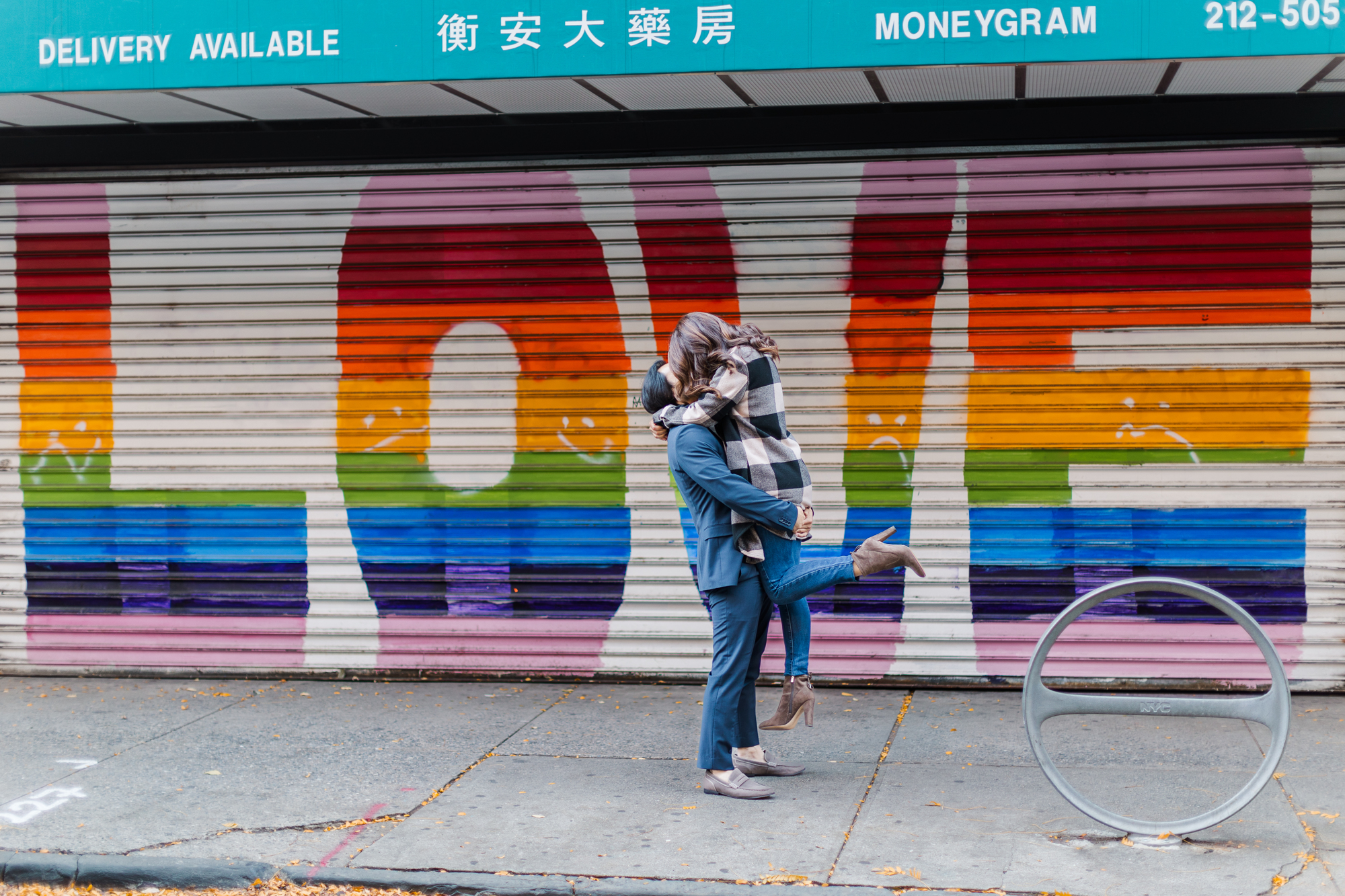 Whimsical Lower East Side Engagement Session