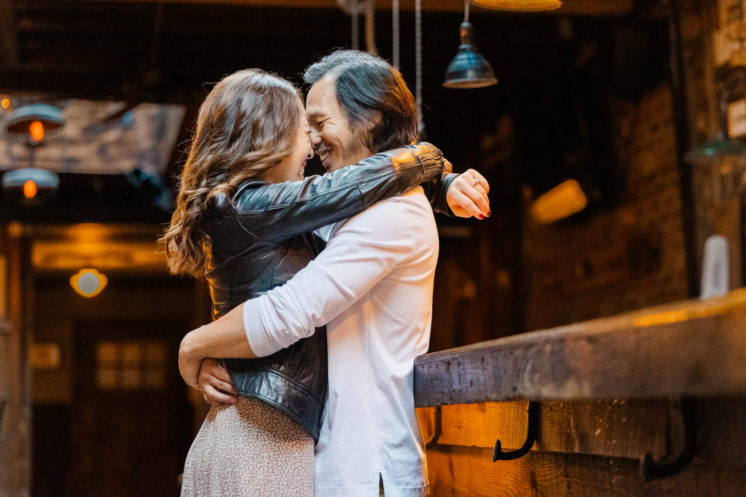 Gorgeous Spring Fort Tryon Park Engagement Photos