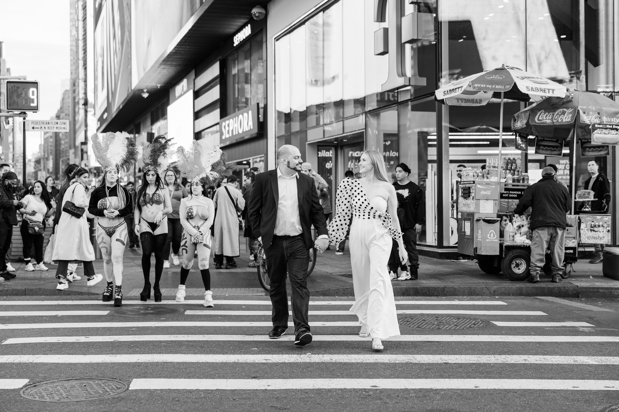 Radiant Times Square Engagement Session