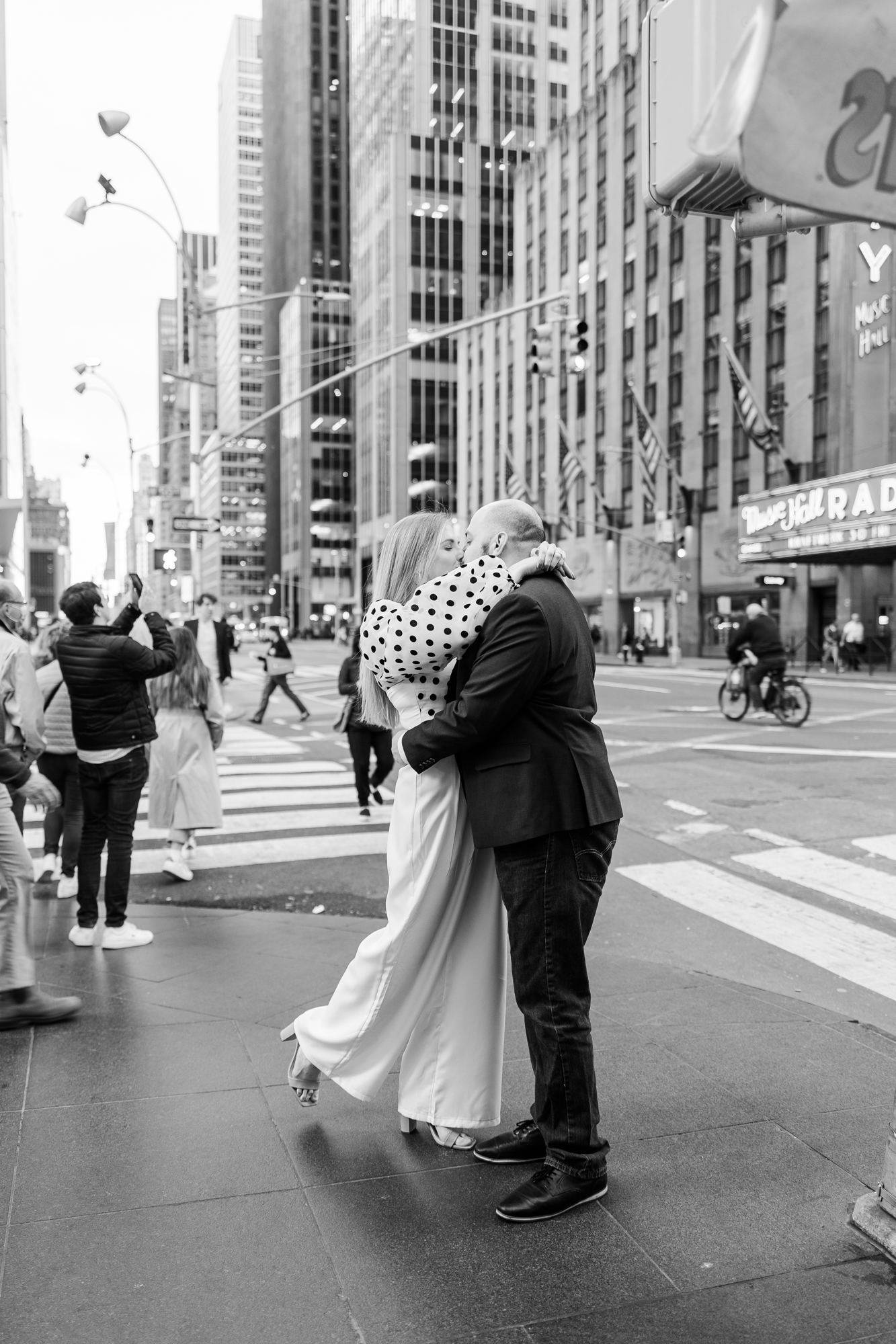 Gorgeous NYC Times Square Engagement Session