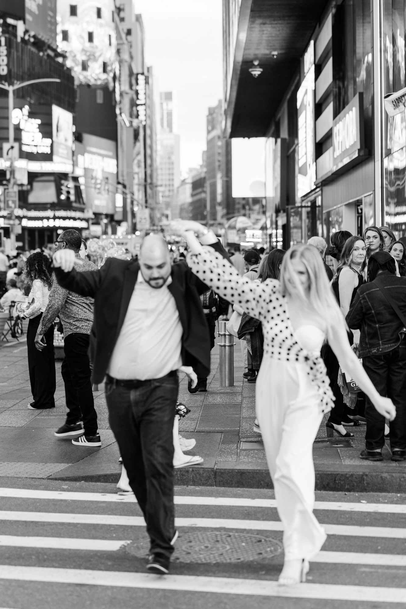 Breathtaking Times Square Engagement Session