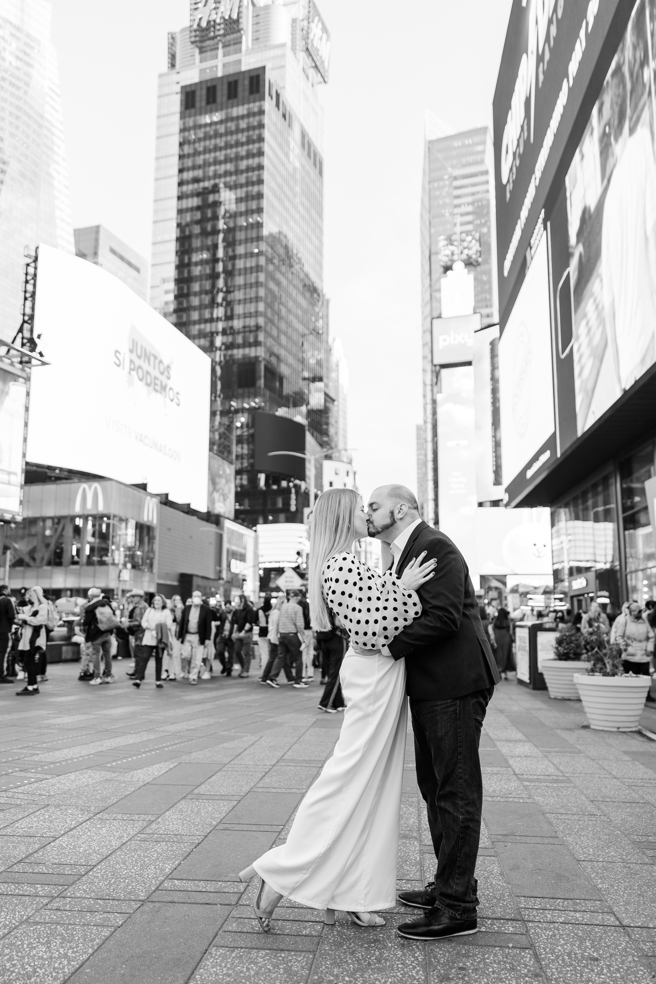 Magical Times Square Engagement Session