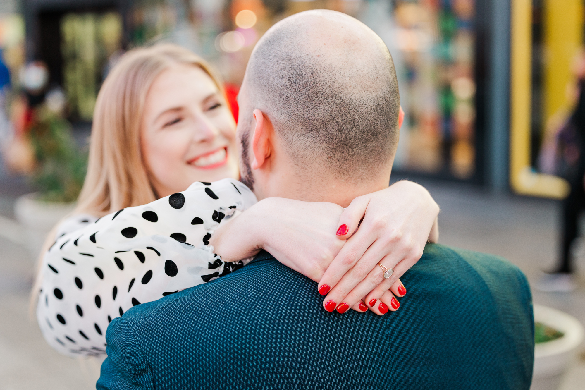 Beautiful Times Square Engagement Session