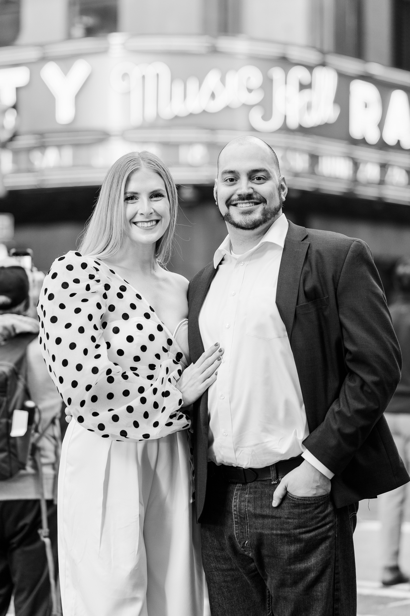 Natural Times Square Engagement Session