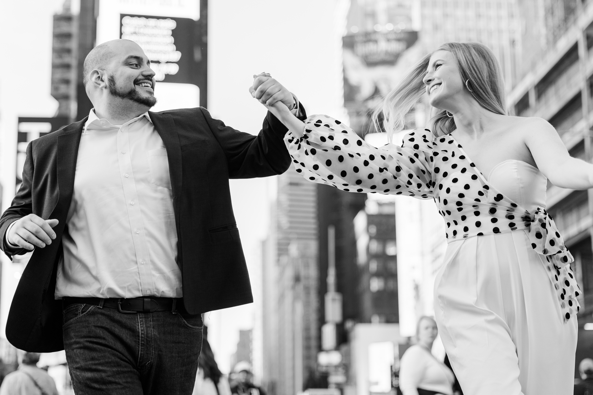 Fun Times Square Engagement Session