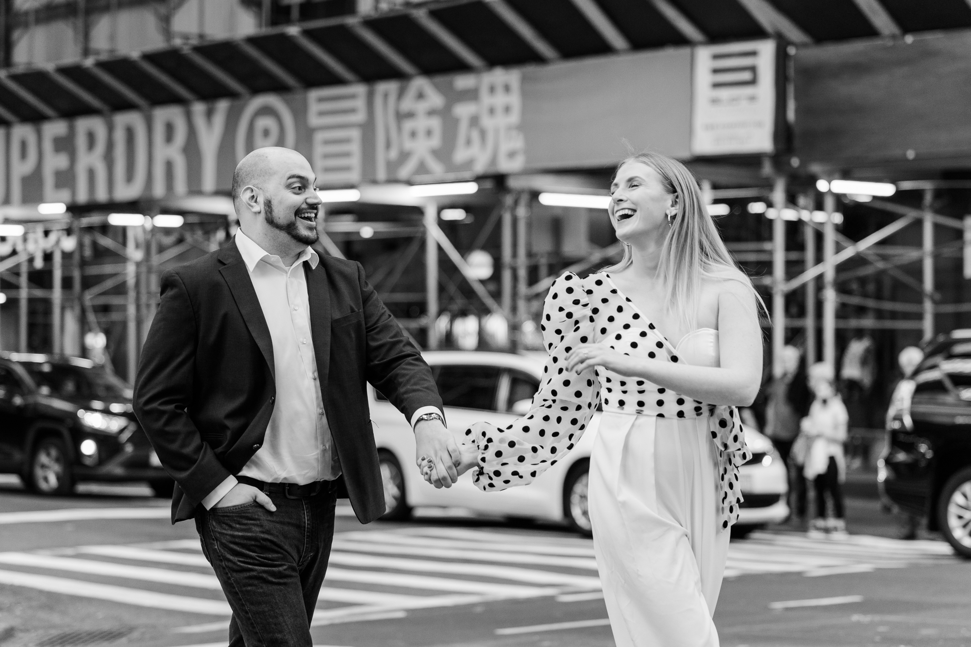 Sweet Times Square Engagement Session