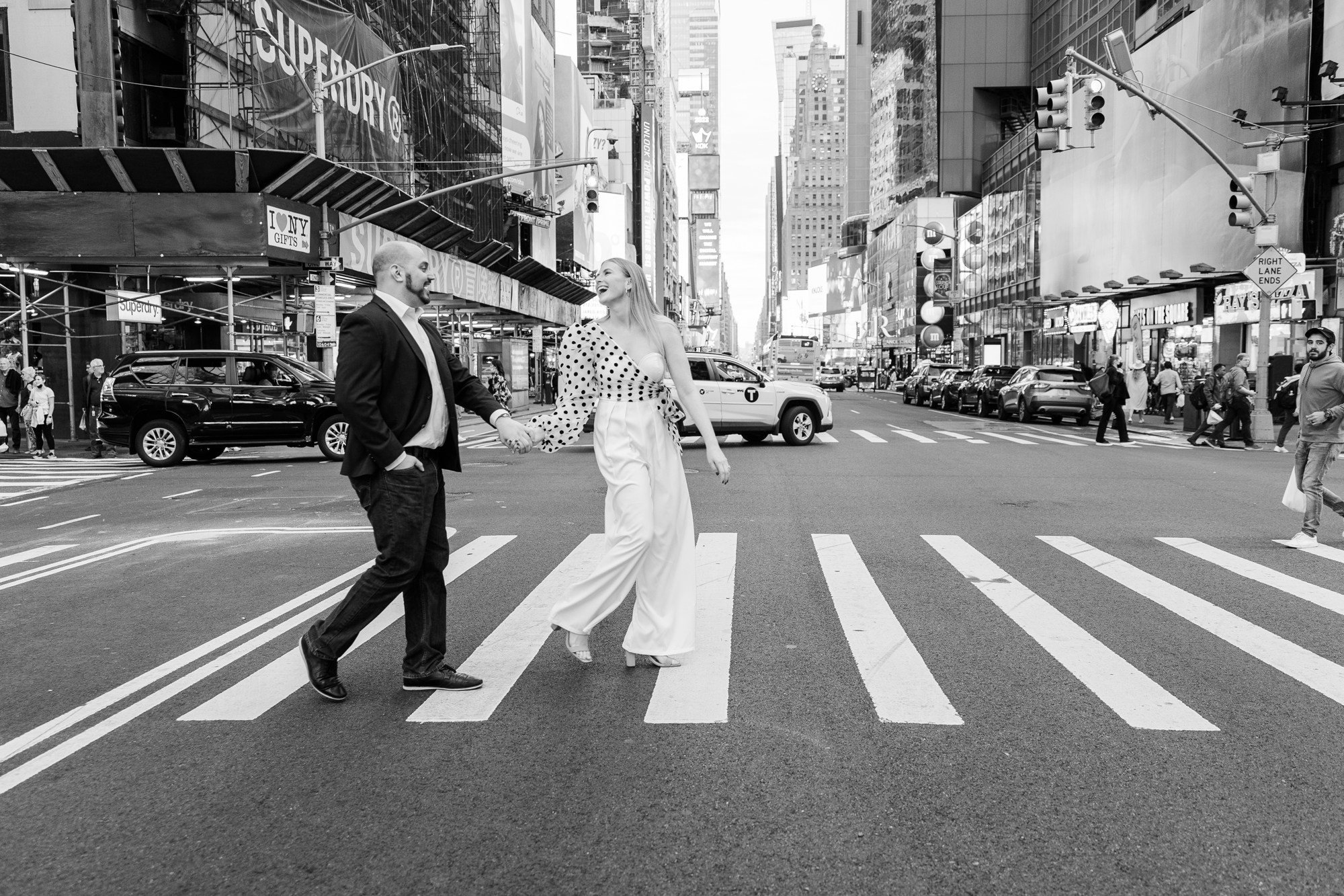 Personal Times Square Engagement Session