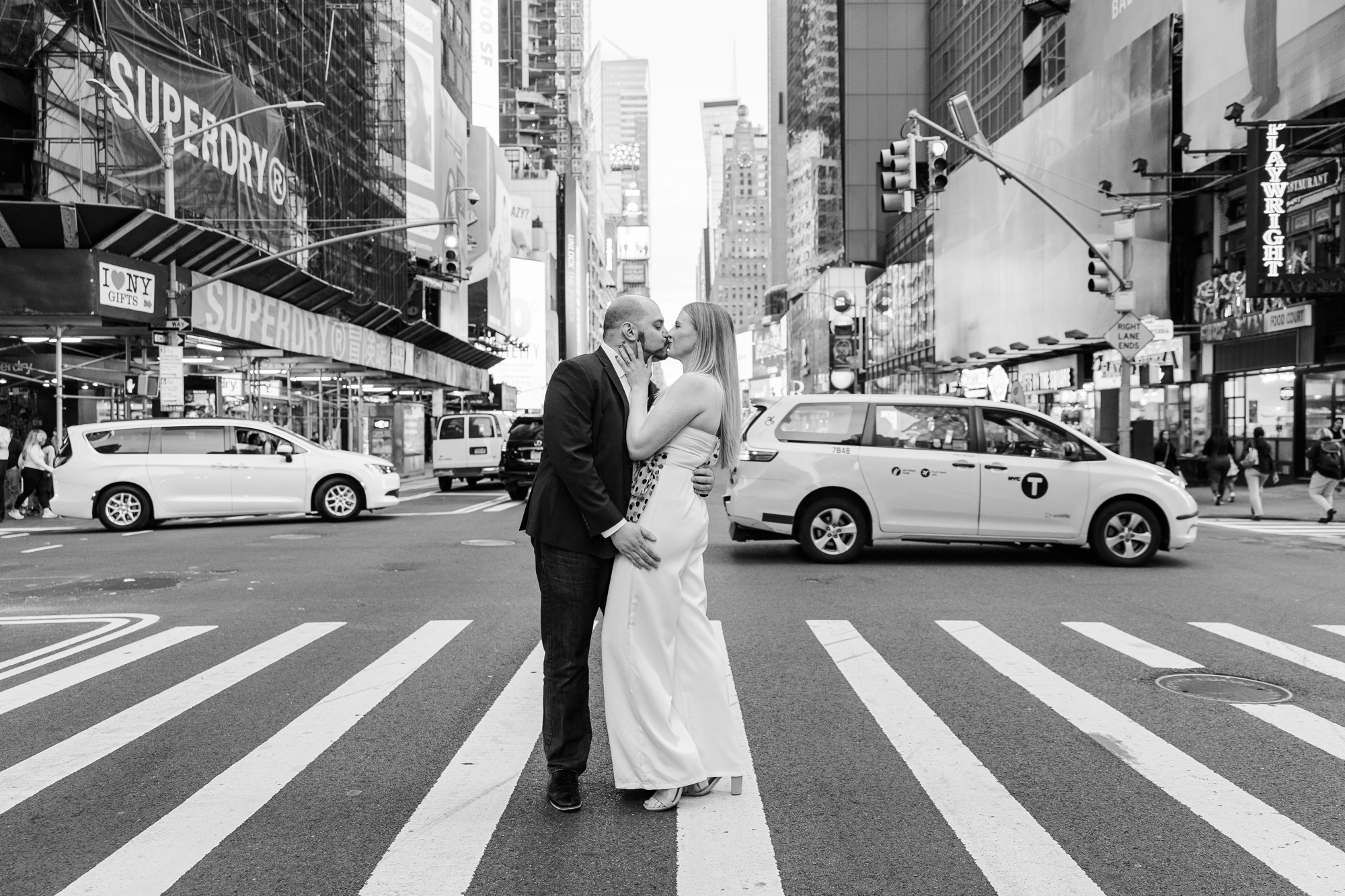 Incredible Times Square Engagement Session
