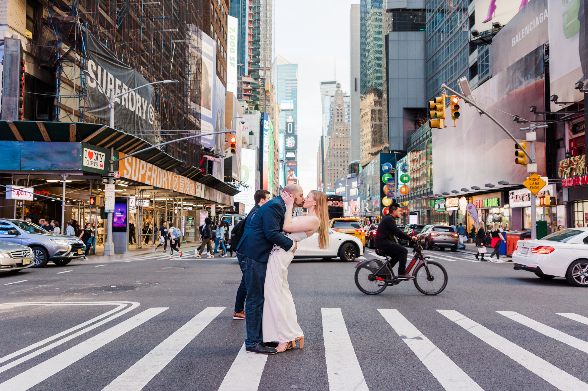 Awesome Times Square Engagement Session