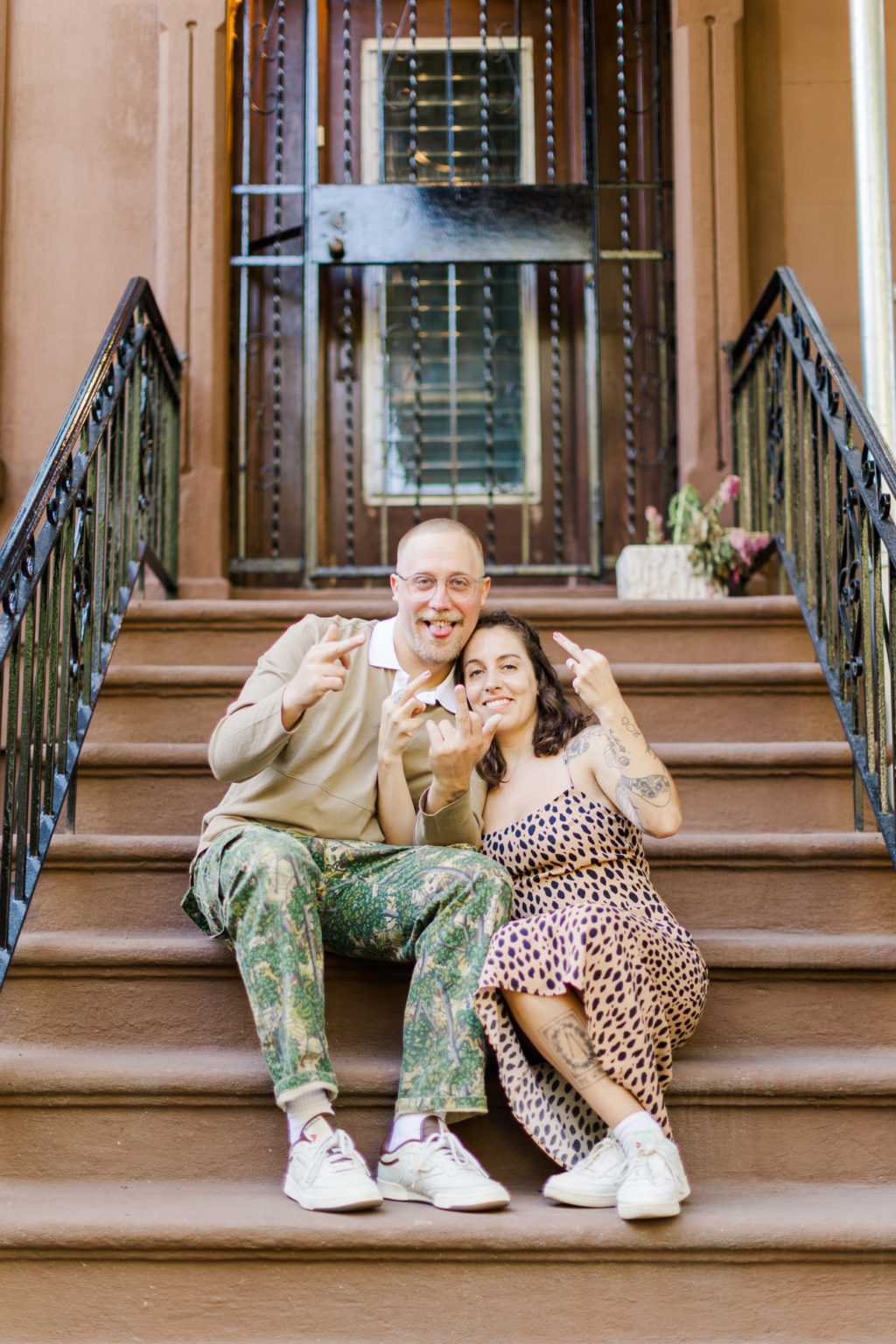 Fun and Candid Bed Stuy Engagement Photos at Do or Dive