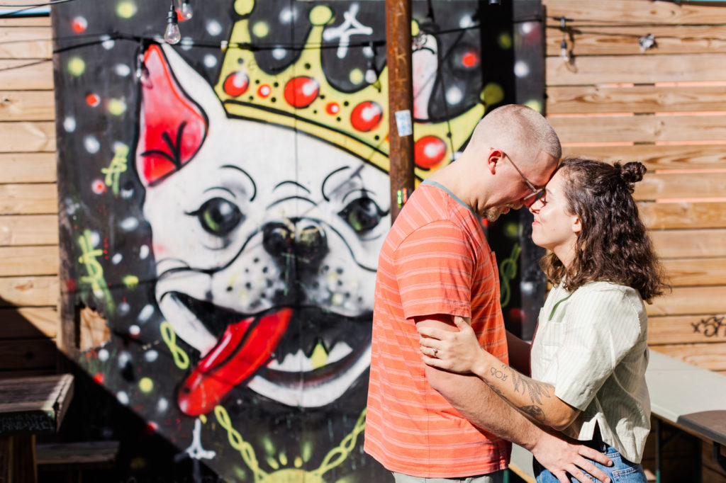 Fun and Candid Bed Stuy Engagement Photos at Do or Dive