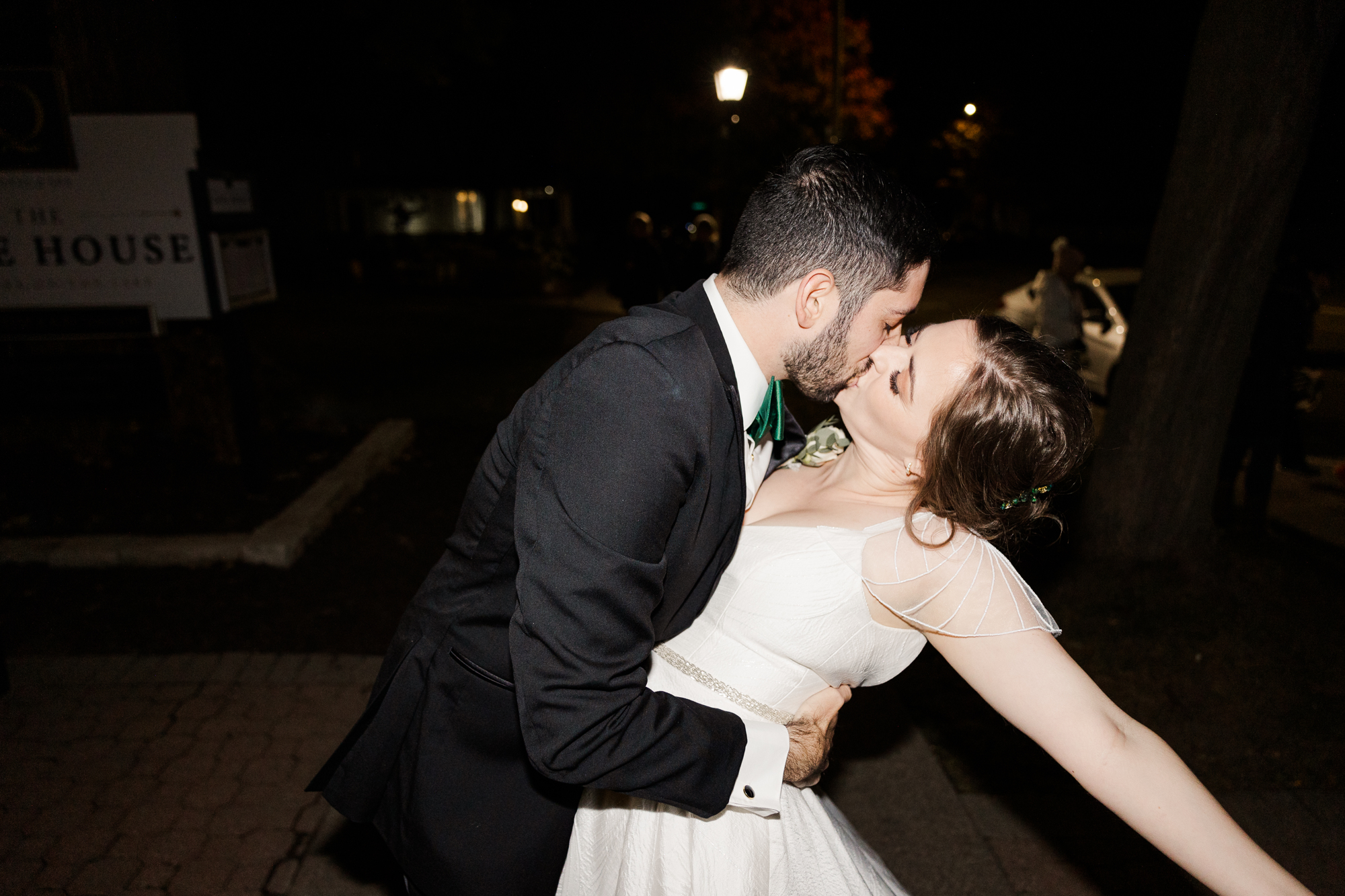 Candid Gate House Wedding in Fall