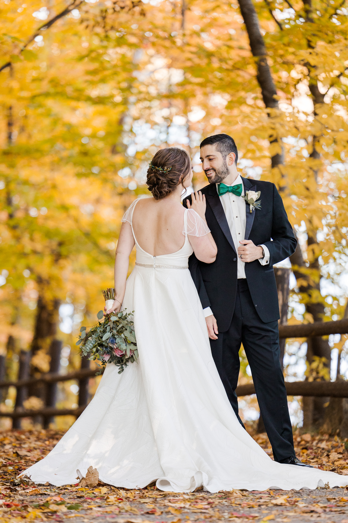 Amazing Gate House Wedding in Fall