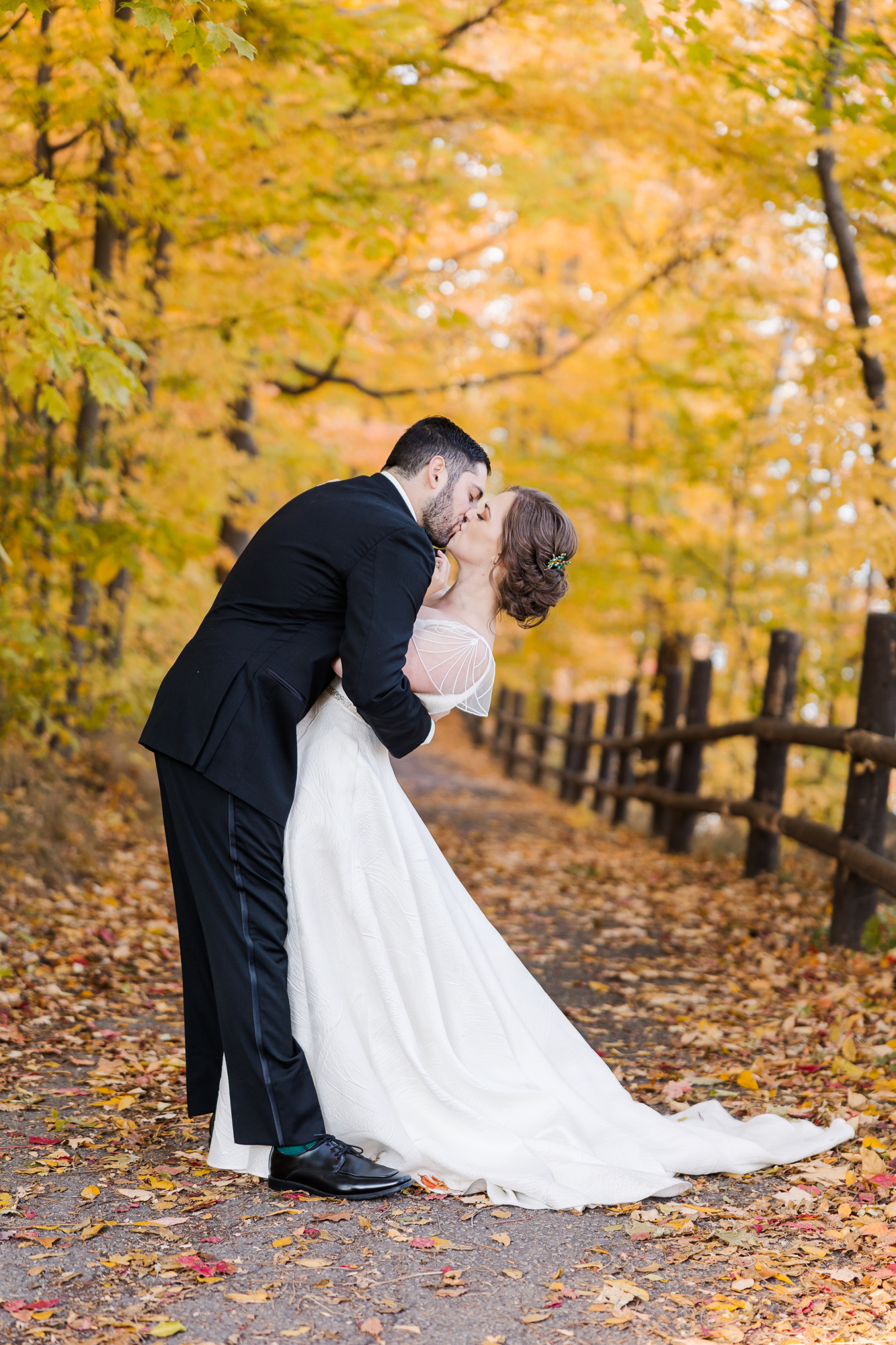 Radiant Gate House Wedding in Fall