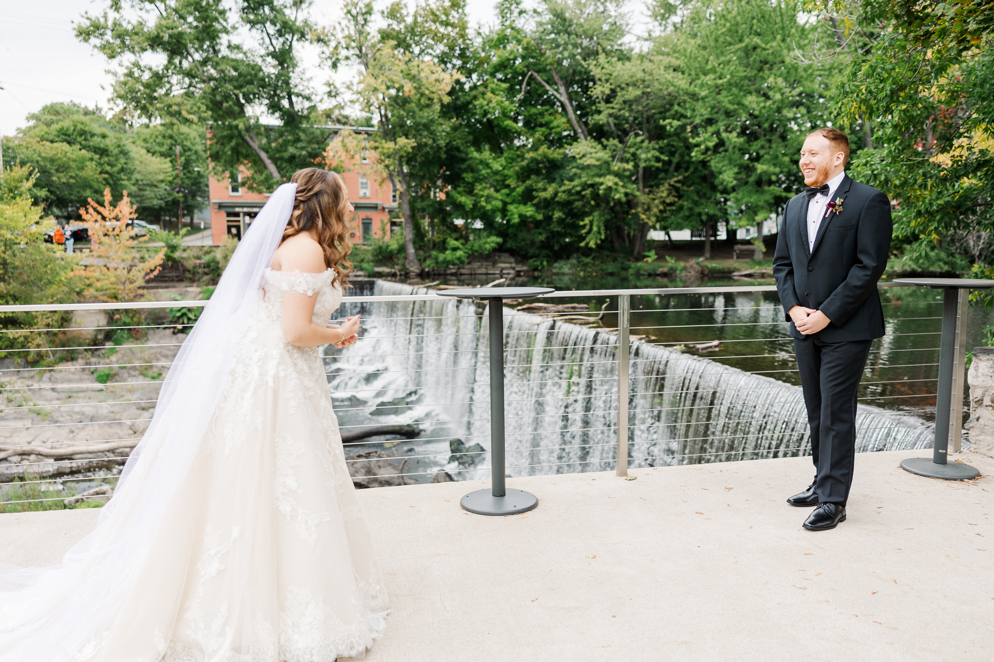 Fun Beacon Wedding at The Roundhouse, NY