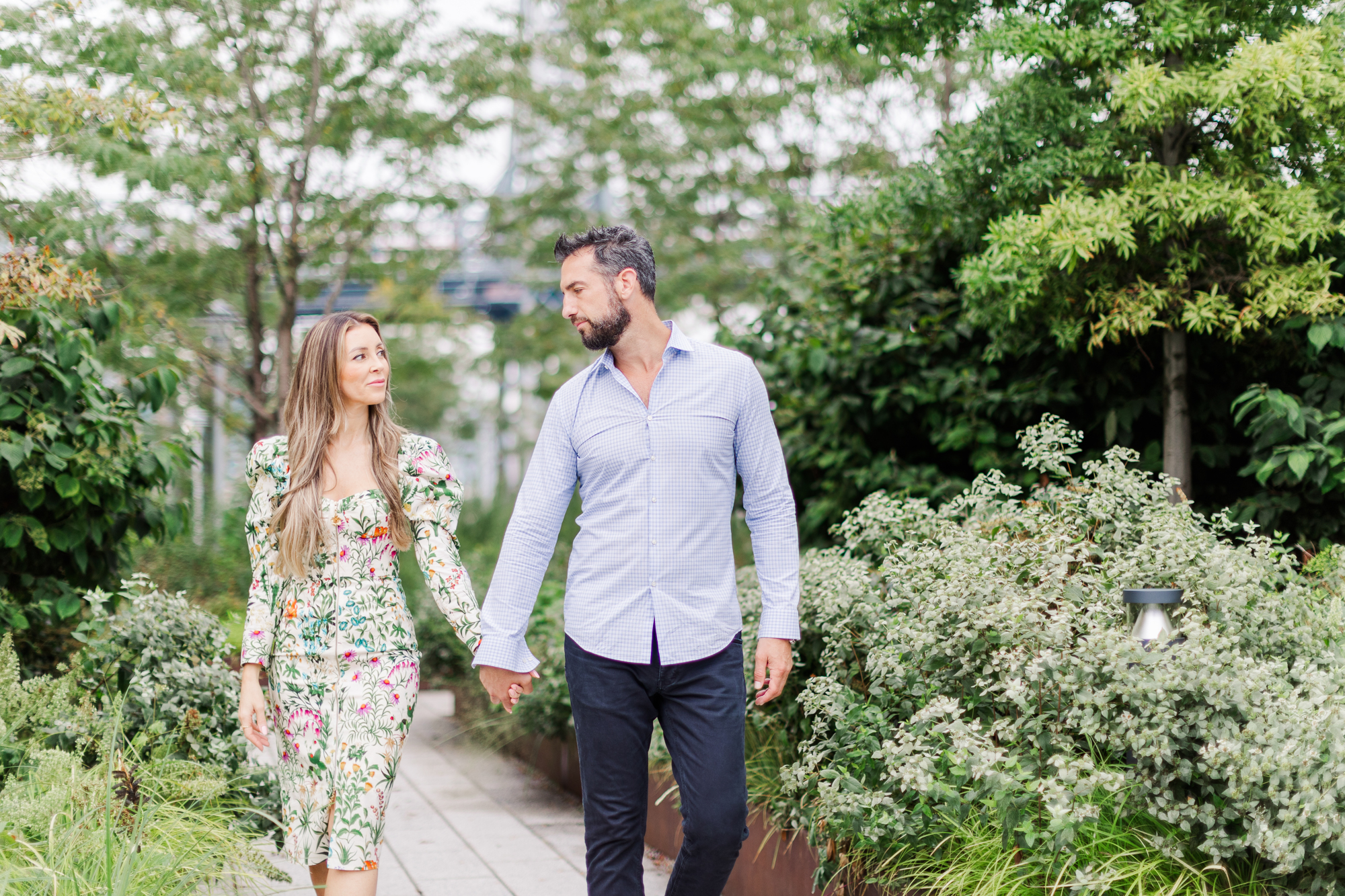 Timeless Domino Park Engagement Photos