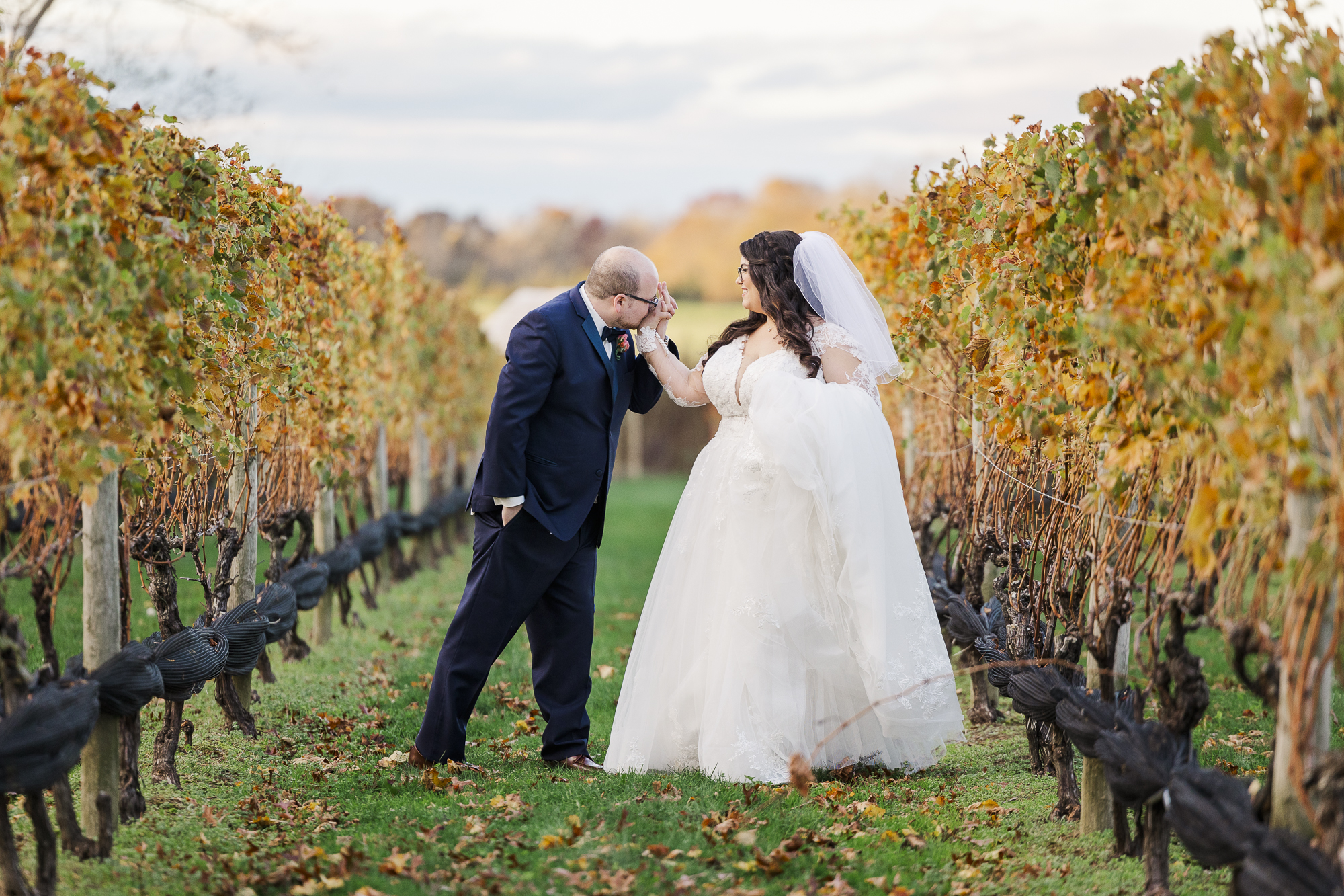 Terrific Vineyards at Aquebogue Wedding on Long Island