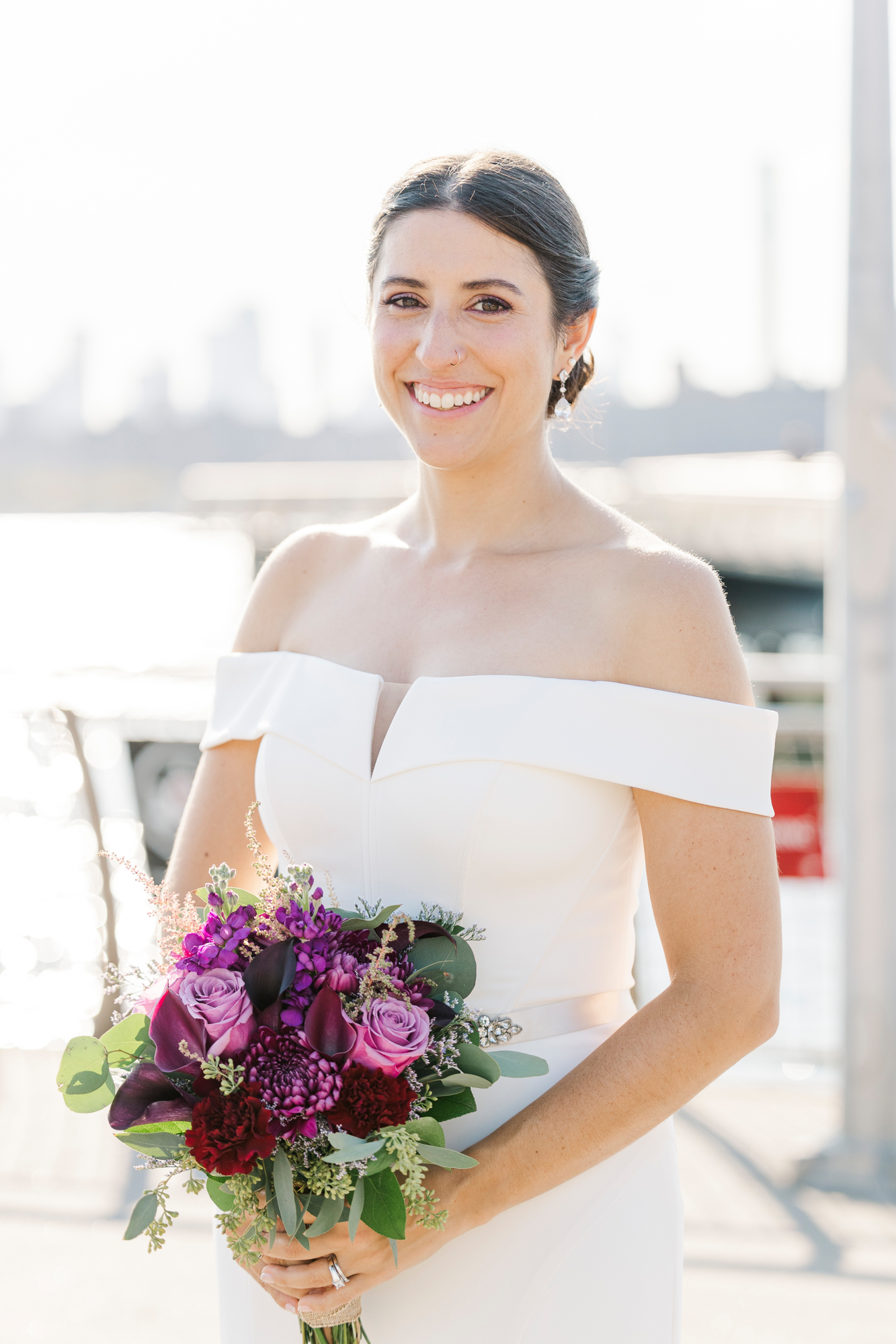 Elegant Wedding Photos at Greenpoint Loft in Brooklyn