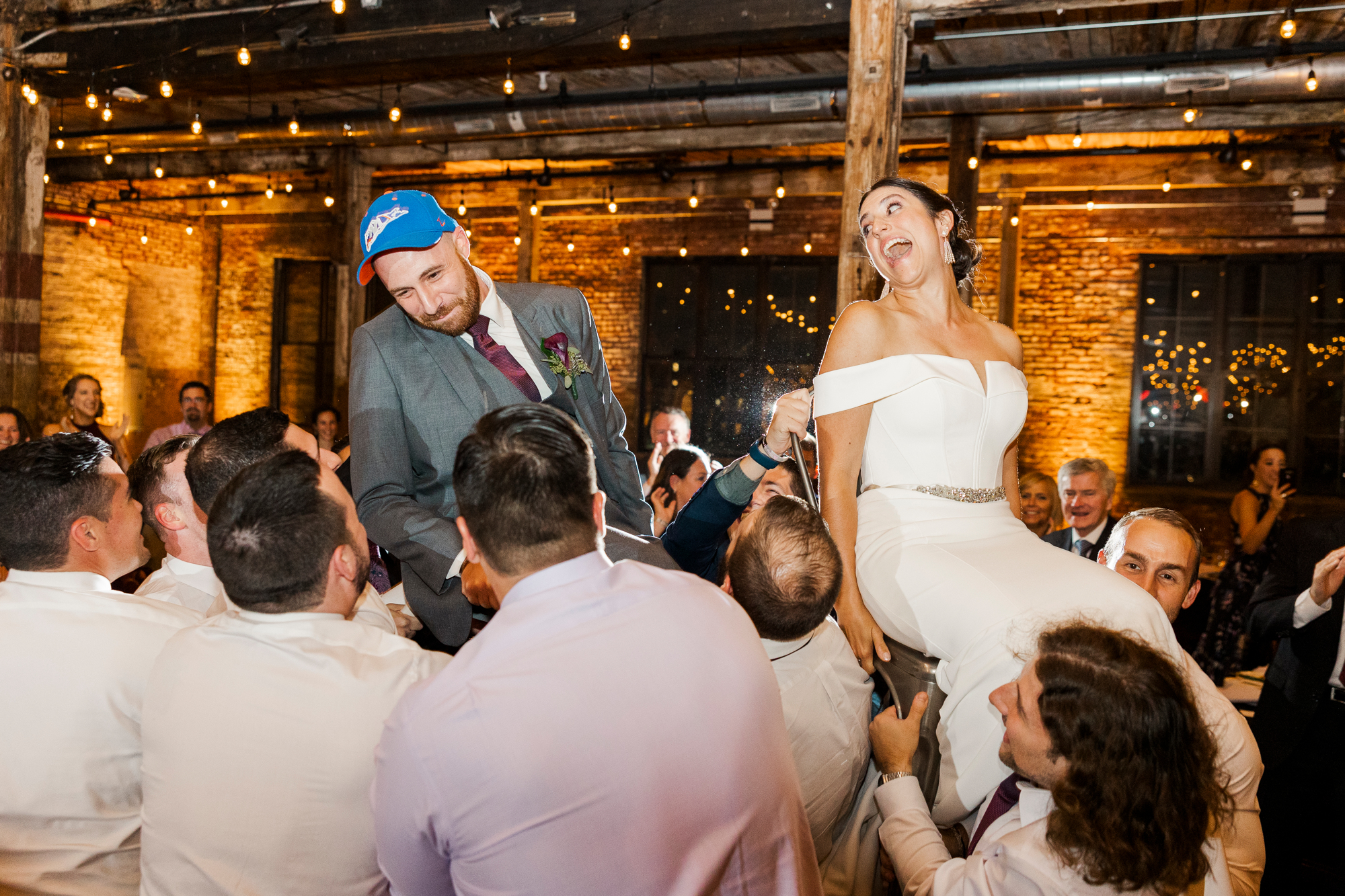 Unique Wedding Photos at Greenpoint Loft in Brooklyn