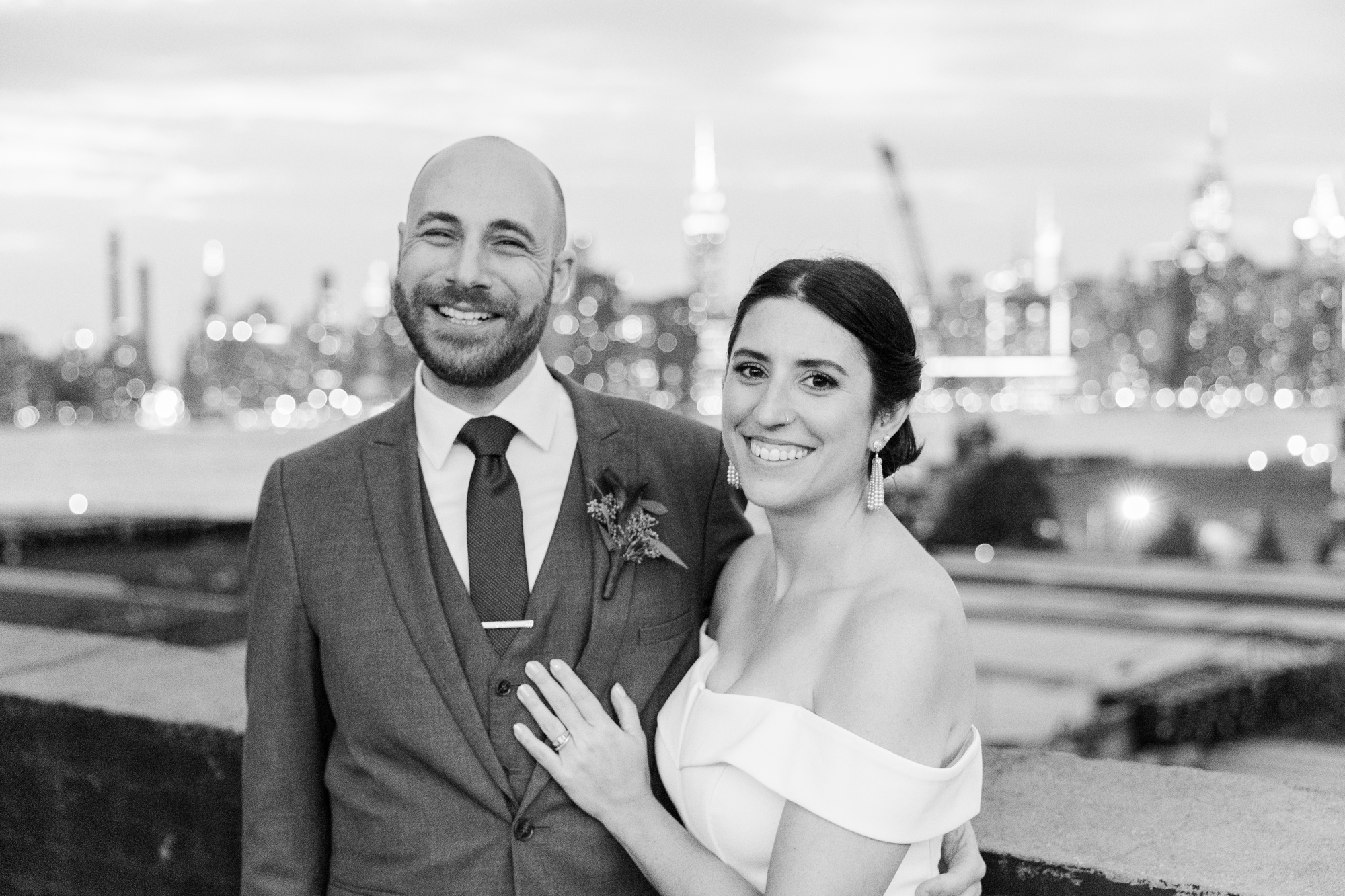 Cheerful Wedding Photos at Greenpoint Loft in Brooklyn