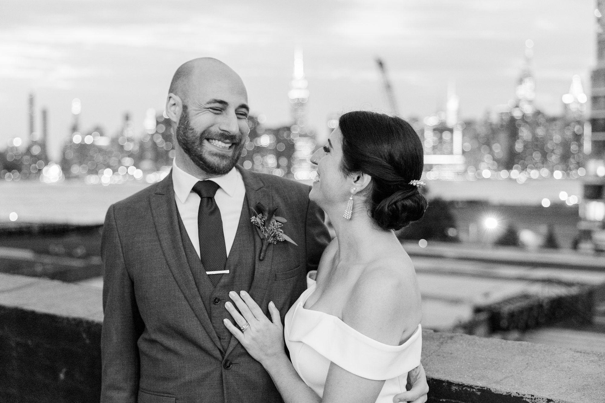 Joyful Wedding Photos at Greenpoint Loft in Brooklyn
