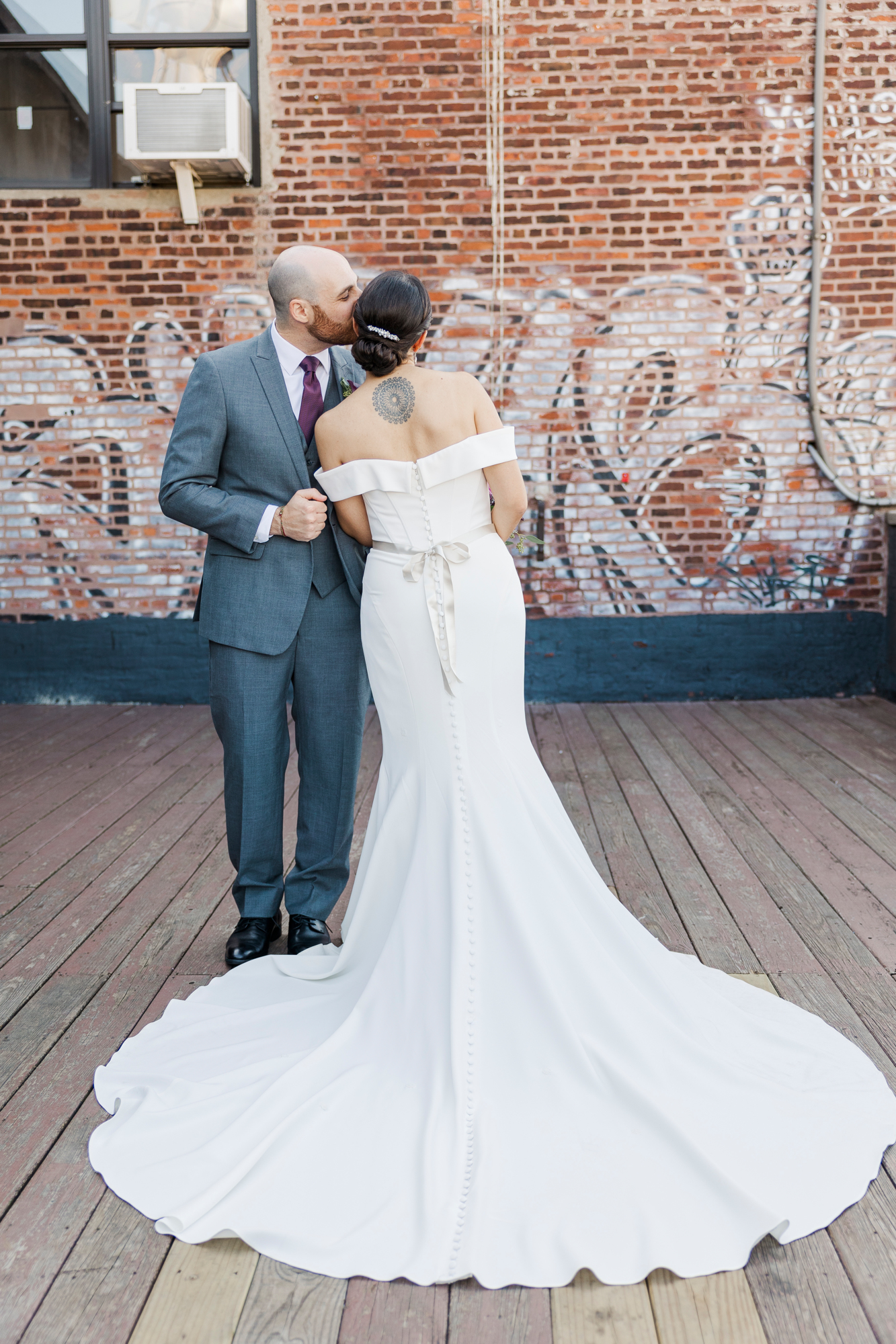 Dazzling Wedding Photos at Greenpoint Loft in Brooklyn