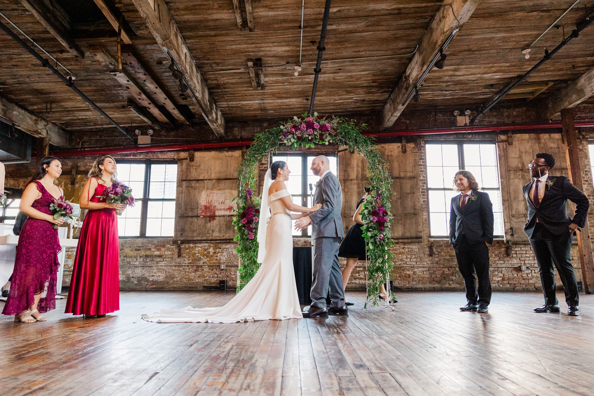 Sensational Wedding Photos at Greenpoint Loft in Brooklyn