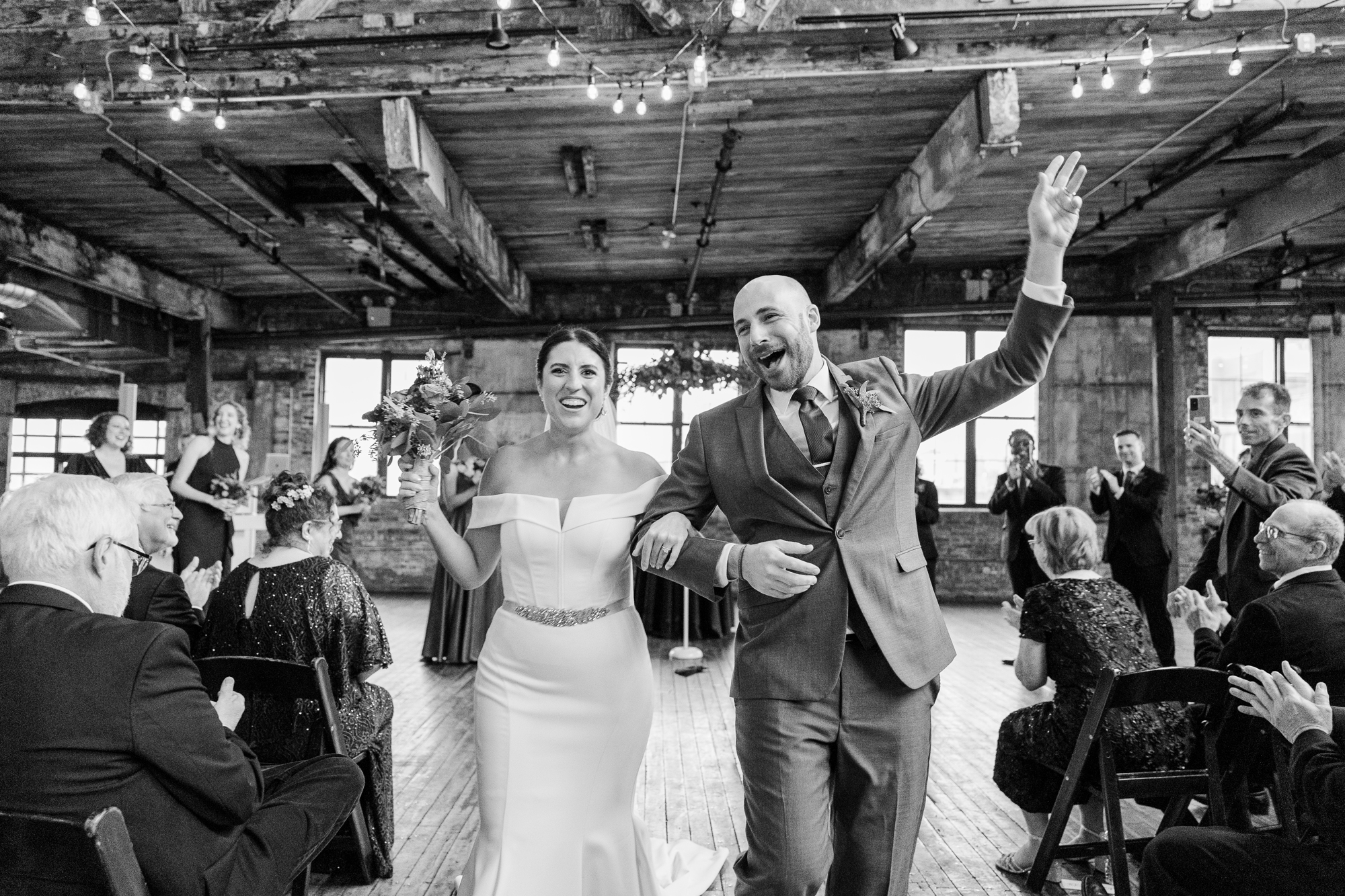 Beautiful Wedding Photos at Greenpoint Loft in Brooklyn