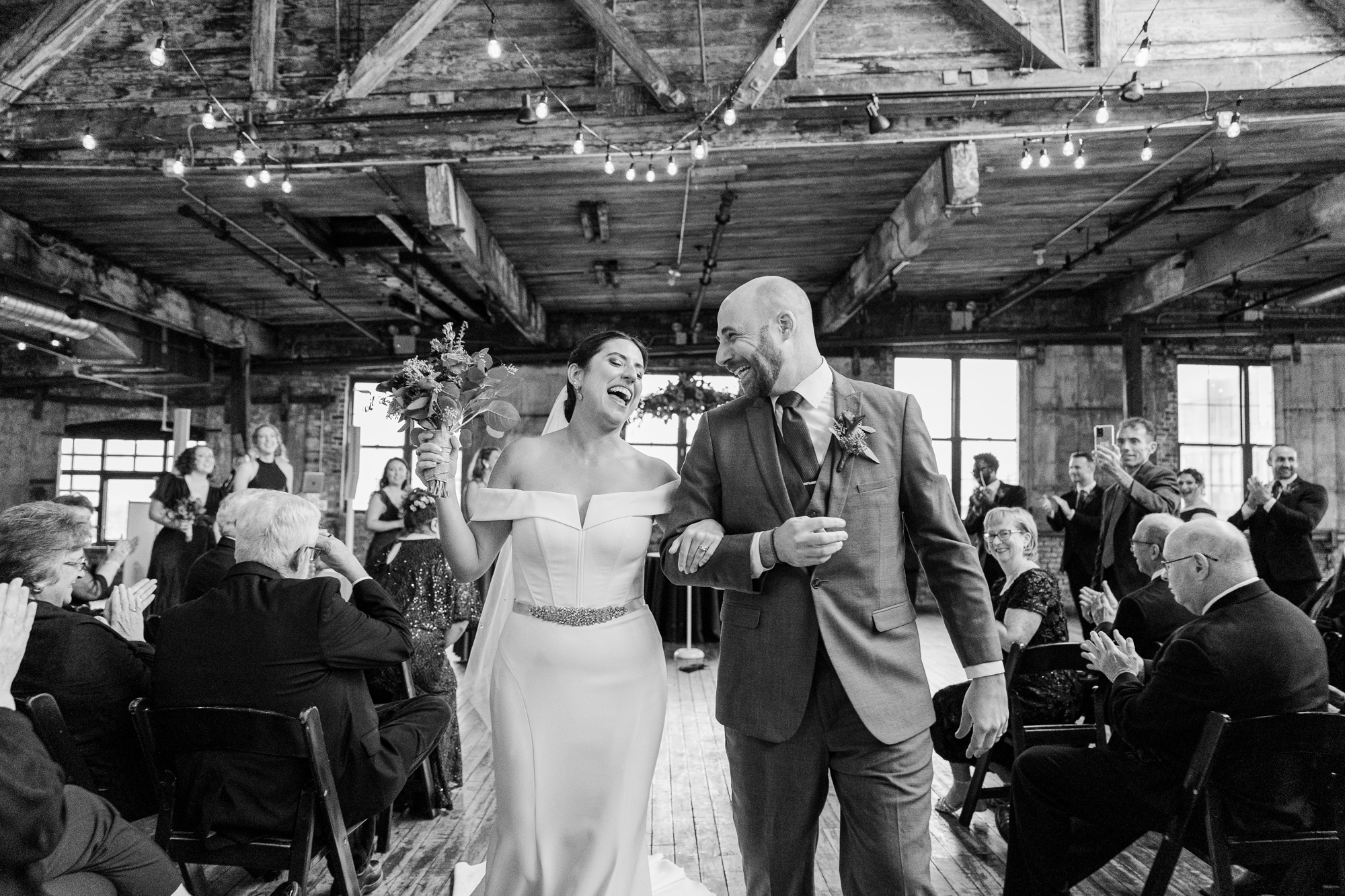 Whimsical Wedding Photos at Greenpoint Loft in Brooklyn