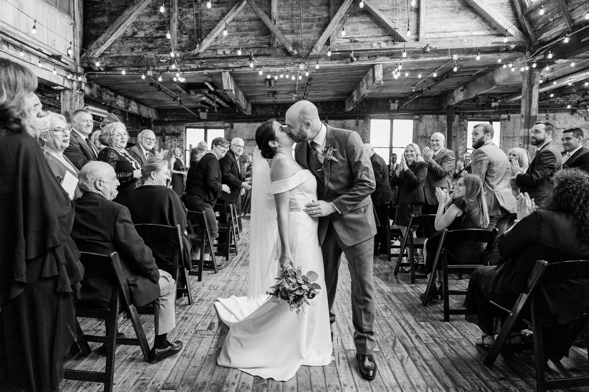 Vibrant Wedding Photos at Greenpoint Loft in Brooklyn