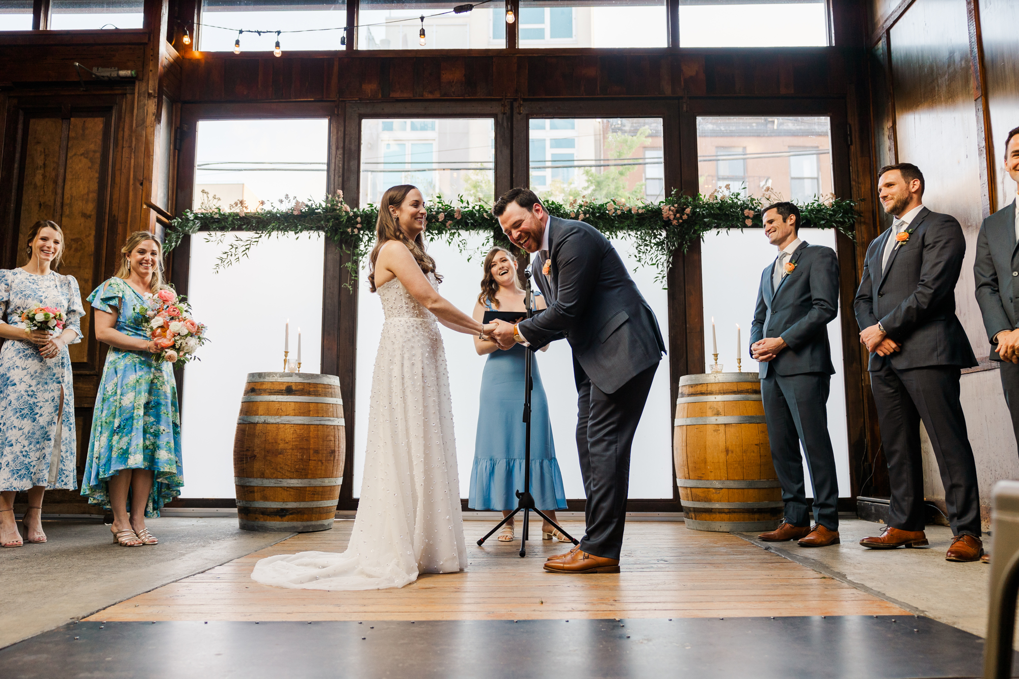 Vibrant Wedding at Brooklyn Winery, NYC